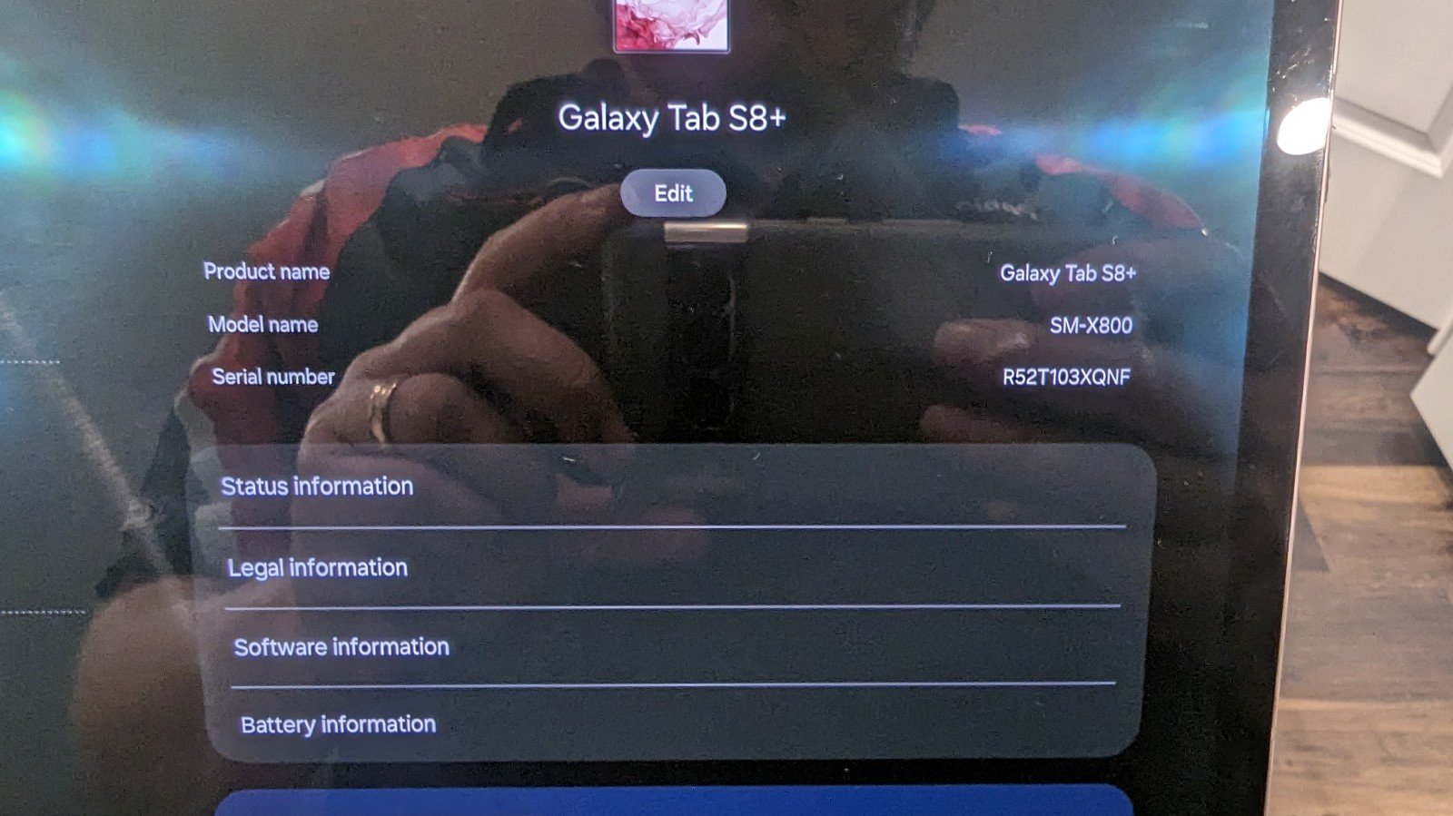 Samsung Galaxy Tab S8+ in Pink Gold 9K16