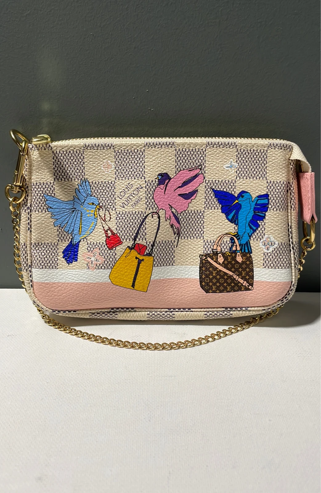 Louis Vuitton Pochette Accessories Limited Edition Damier Mini