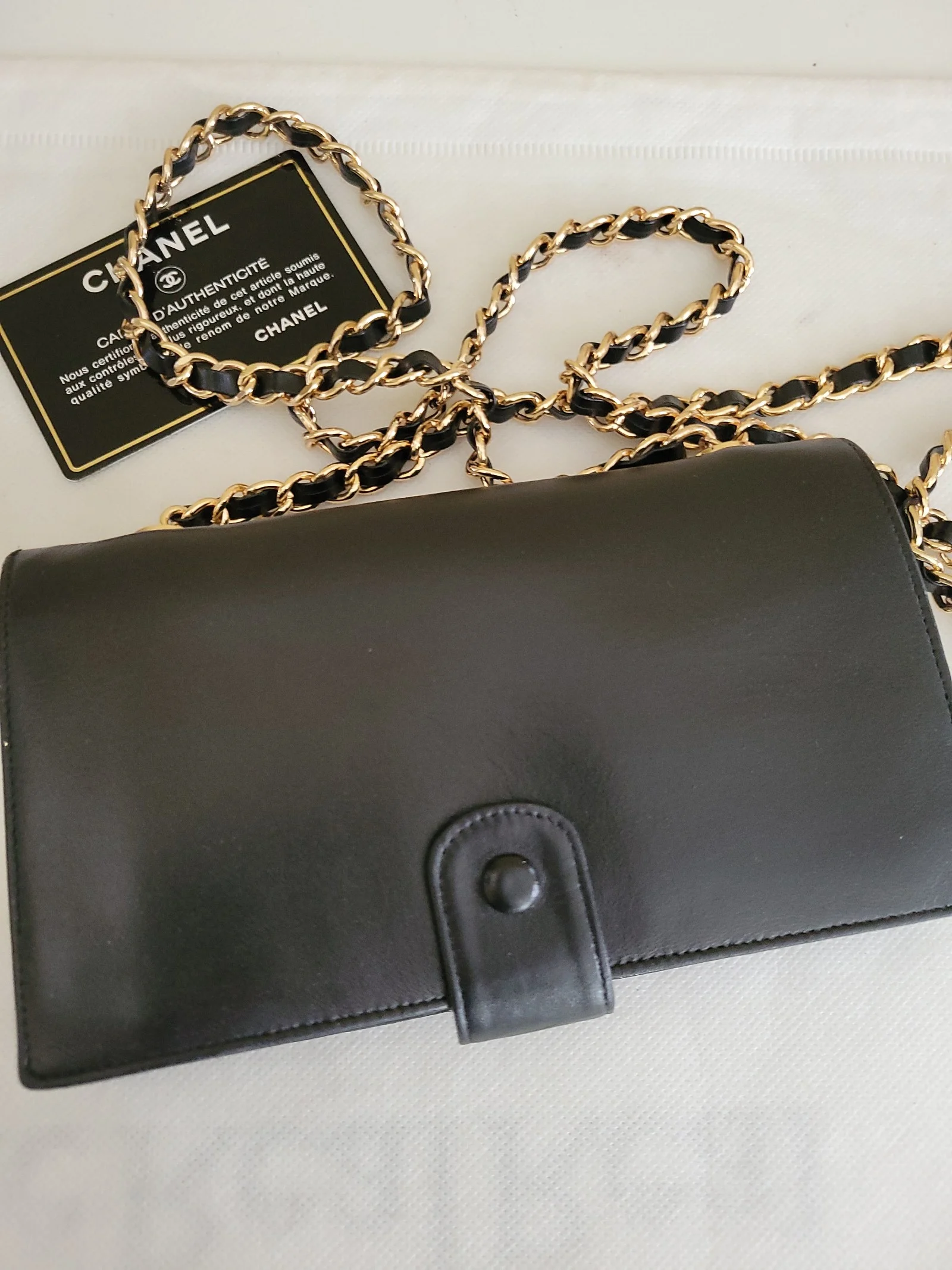 Chanel Timeless Wallet with Chain Crossbody Handbag