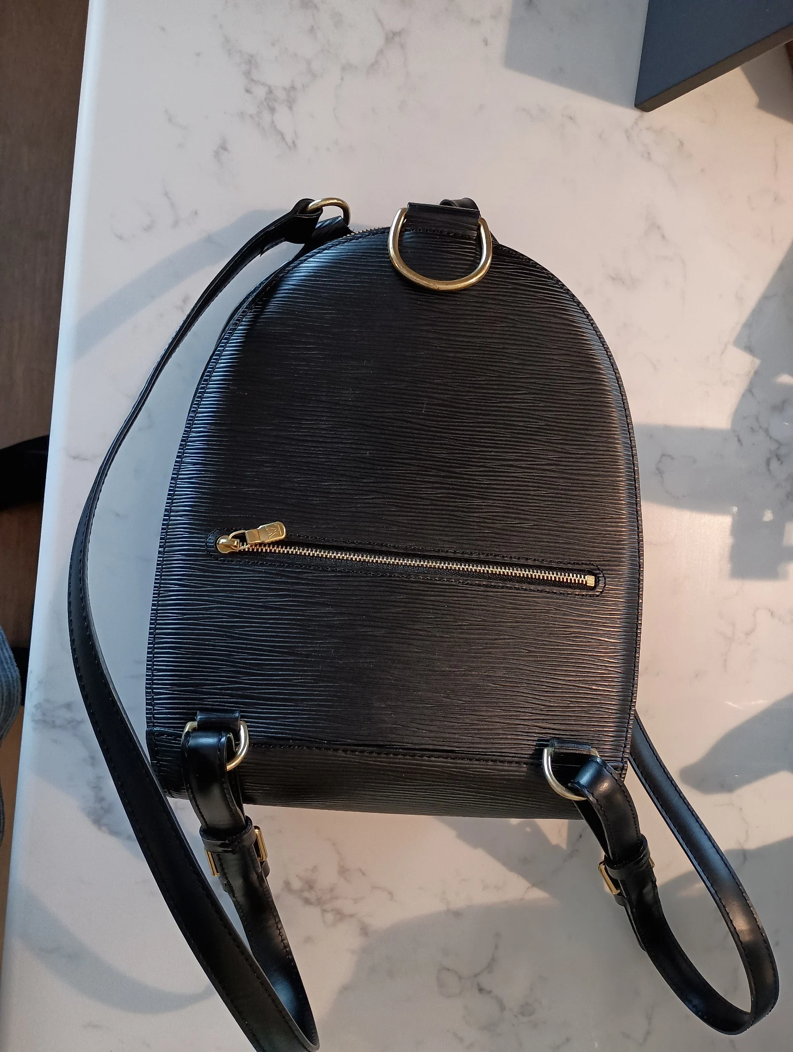 Louis Vuitton EPI leather Mabillon Black Backpack