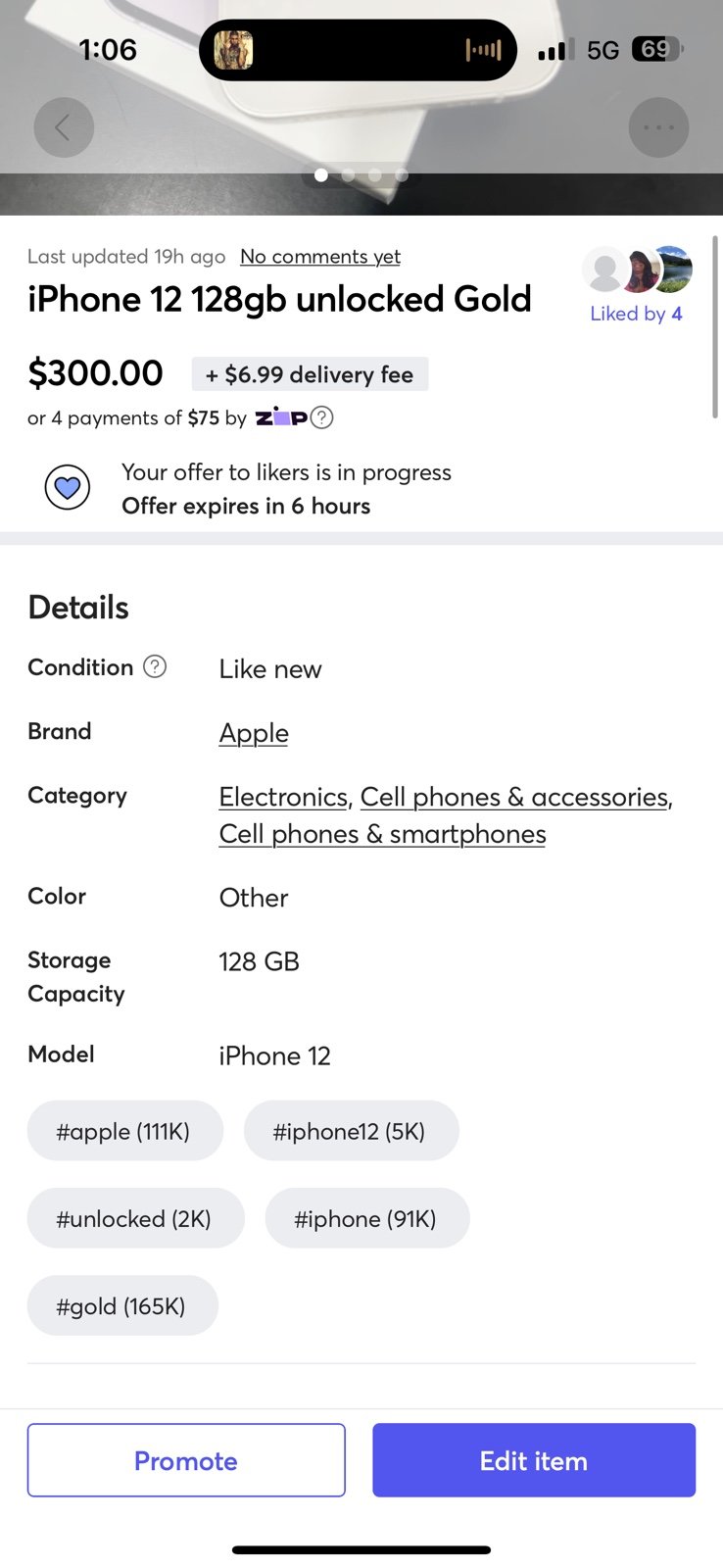  iPhone 12 Pro Max 256GB Blue Unlocked and iPhone 12 bundled post 3E22