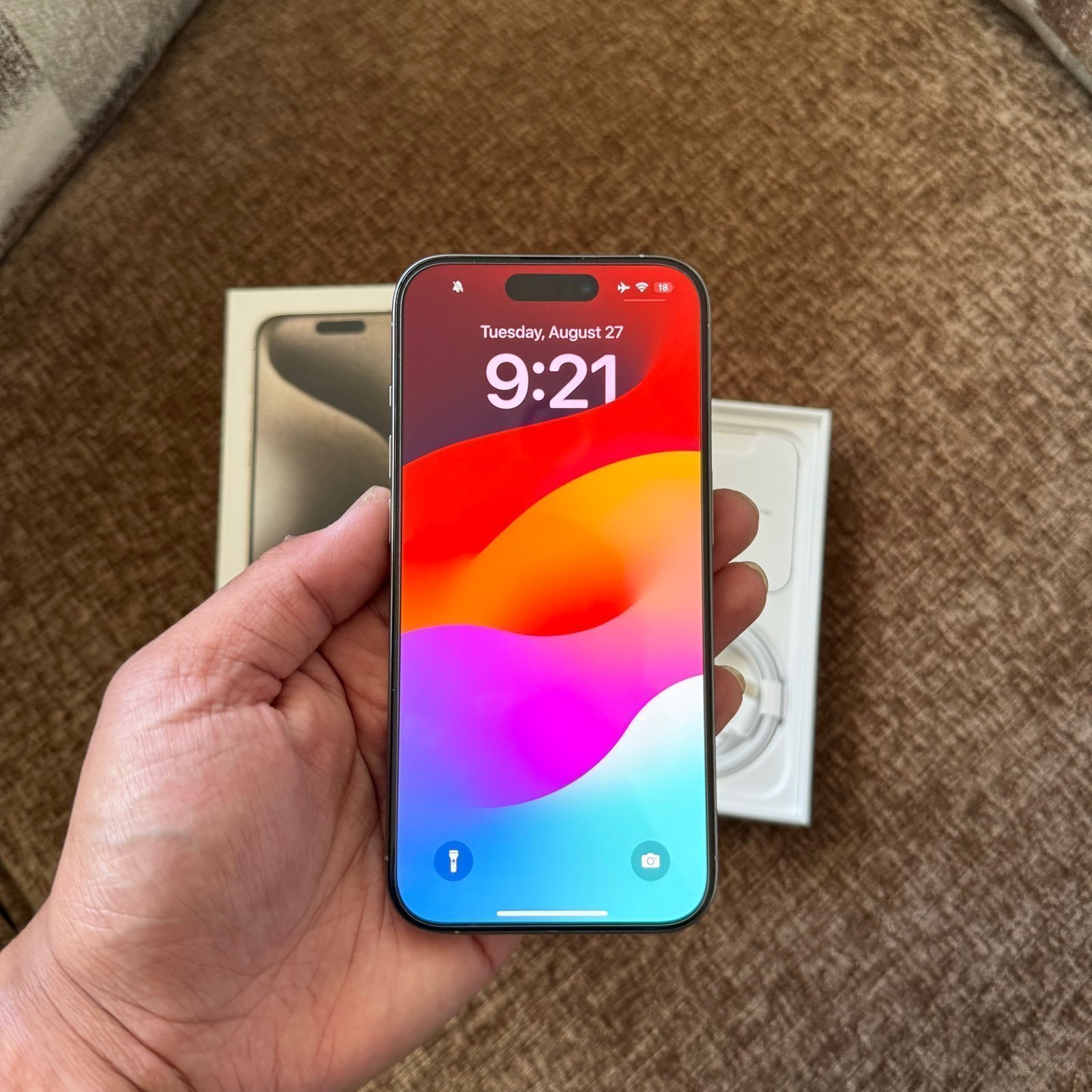 APPLE IPHONE 15 PRO 128 GB NATURAL TITANIUM 1X28