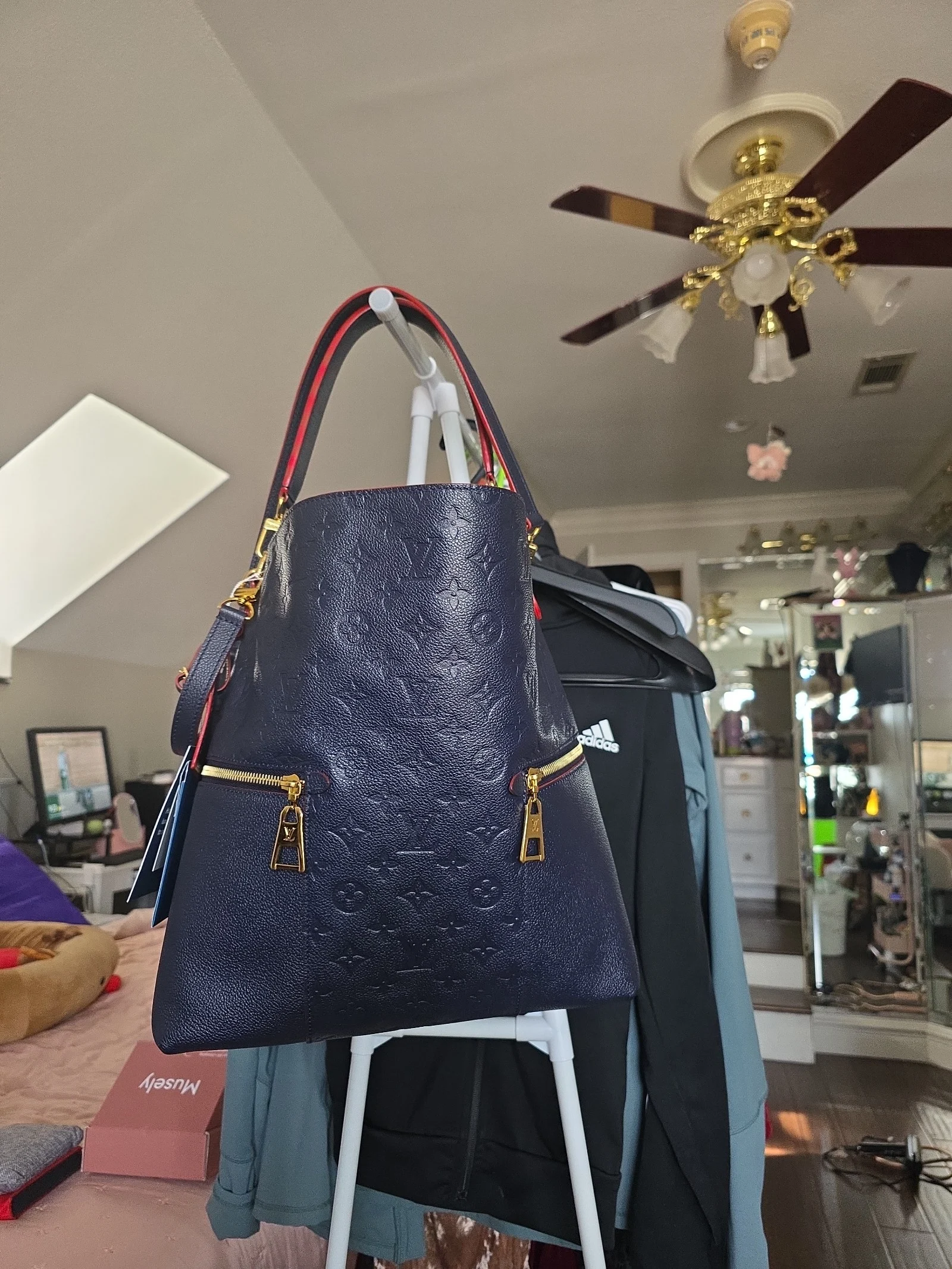 Louis Vuitton Empreinte Melie Marine Rouge