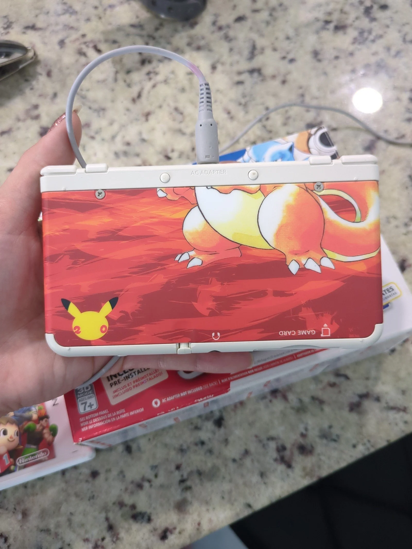 Nintendo 3DS Pokemon 20th Anniversary Charizard Edition
