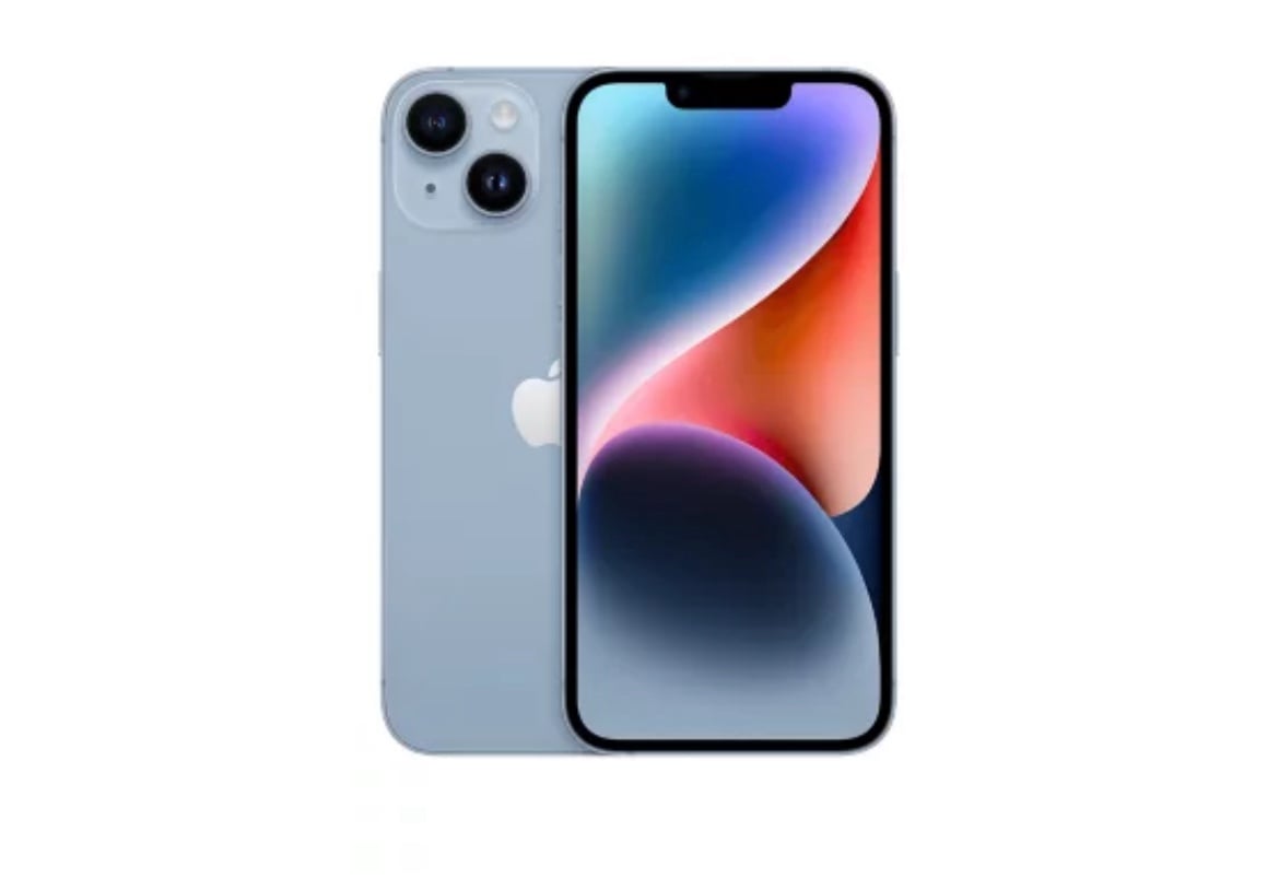 Apple iPhone 14 128 GB in Blue 7Q75