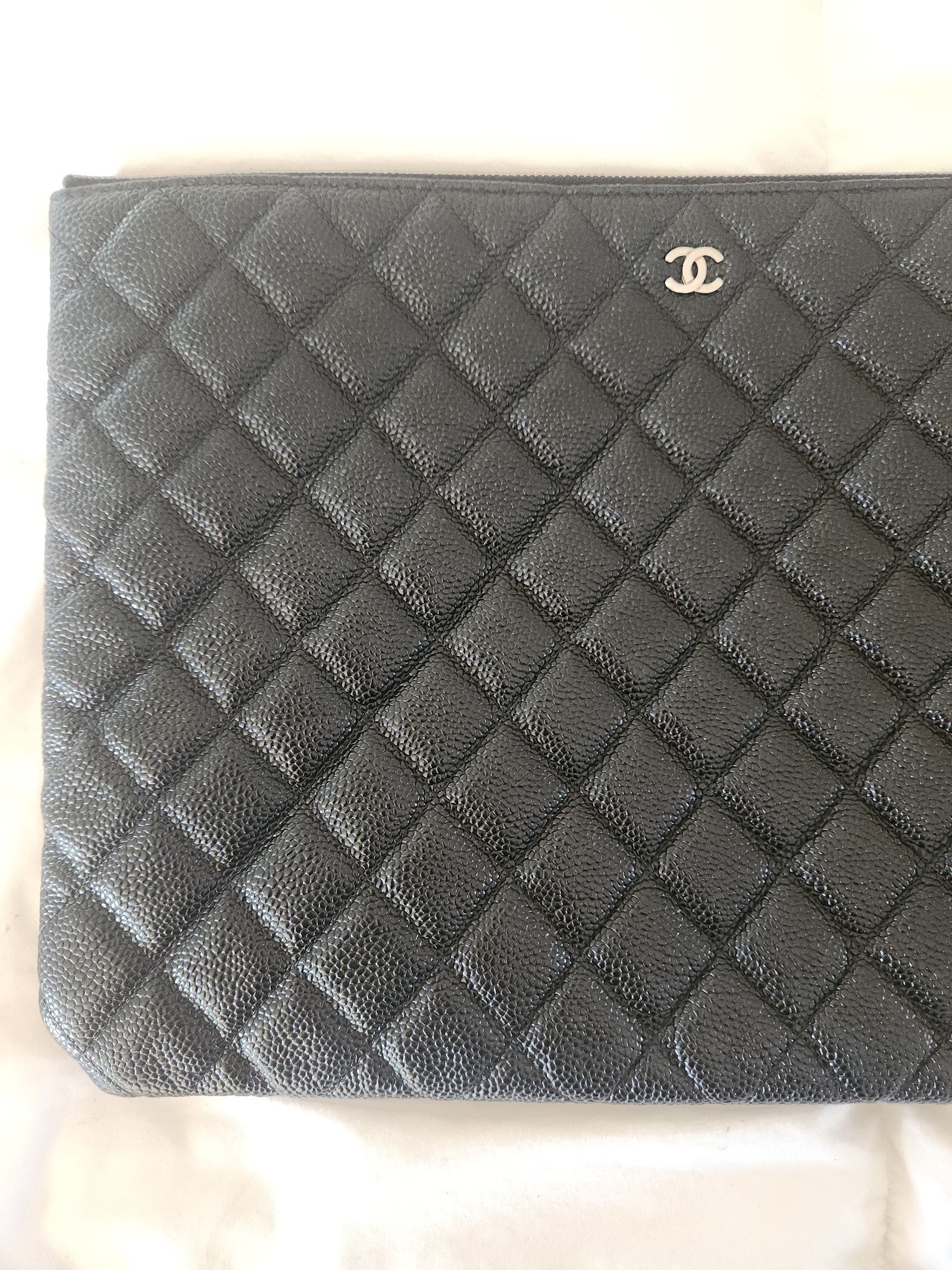 Chanel REV Black Caviar Pouch