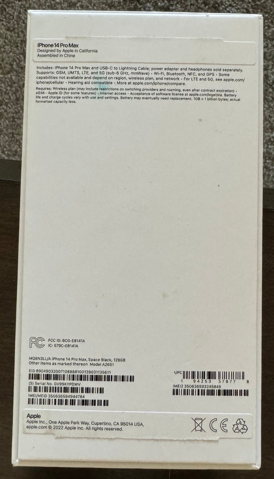 iphone 14 Pro Max Unlocked 1O75