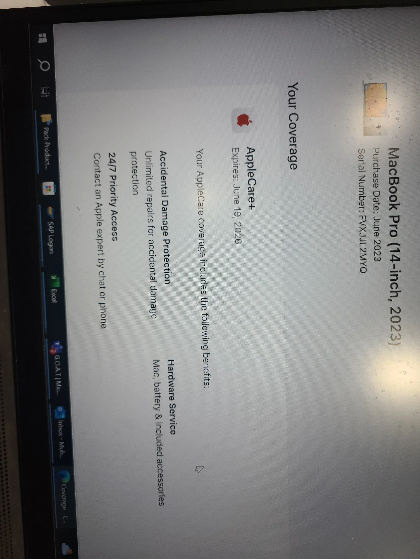 SOLD - Apple Macbook Pro M2 2023