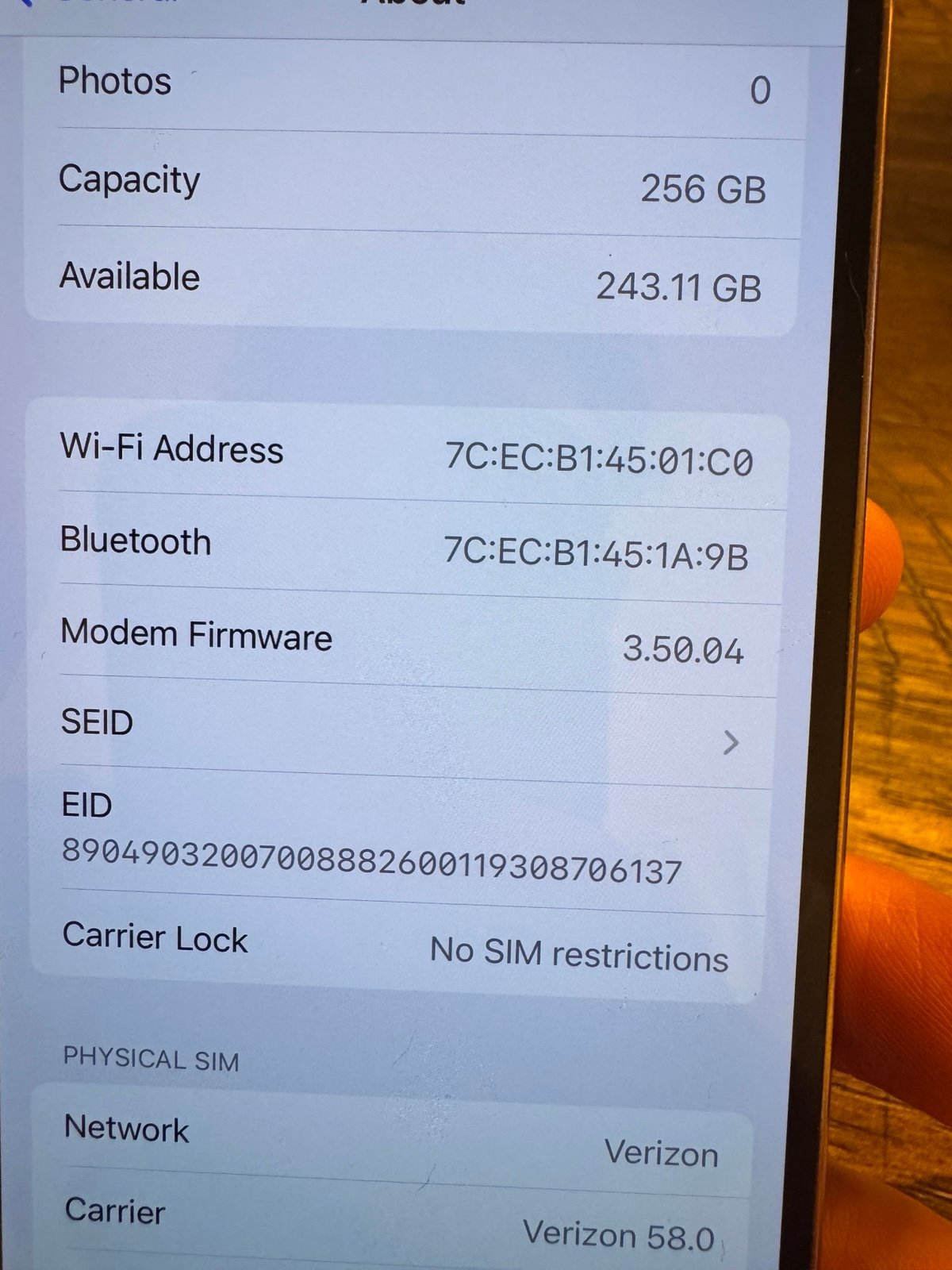 Apple iPhone 13 Pro 256 GB in Gold for Unlocked 8K32