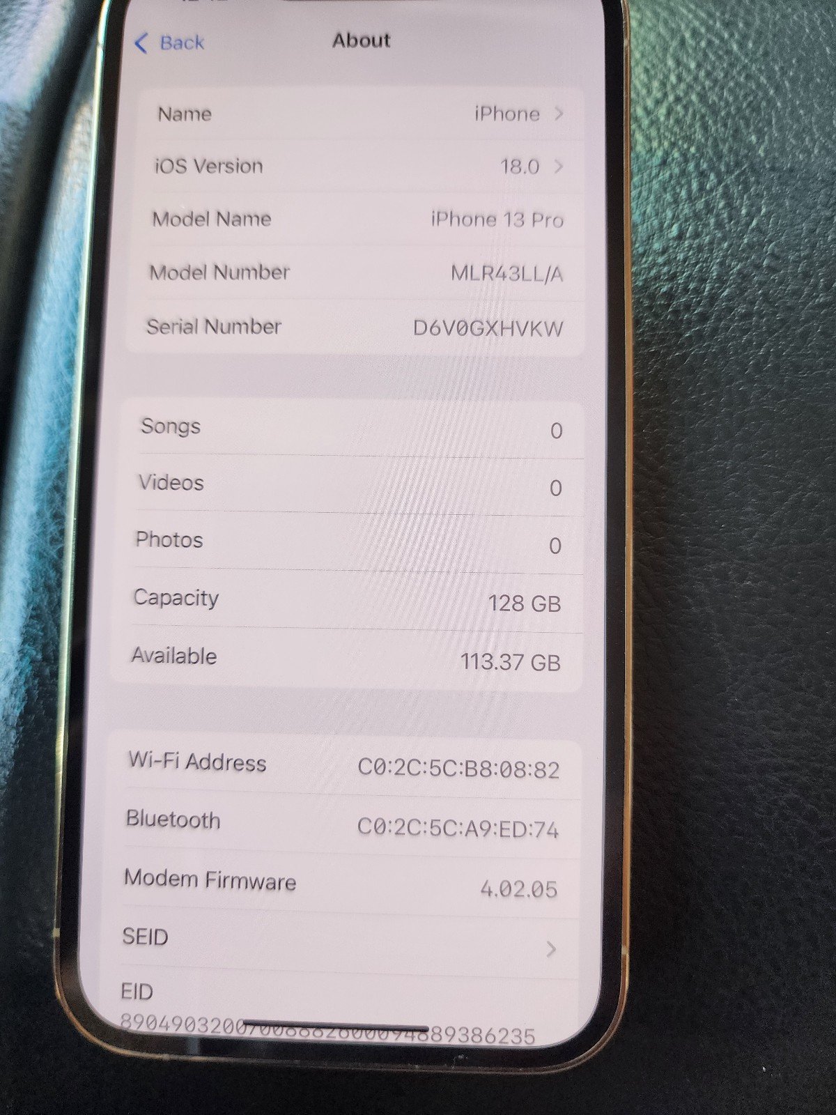 Apple iPhone 13 Pro 128 GB in Gold 8E63