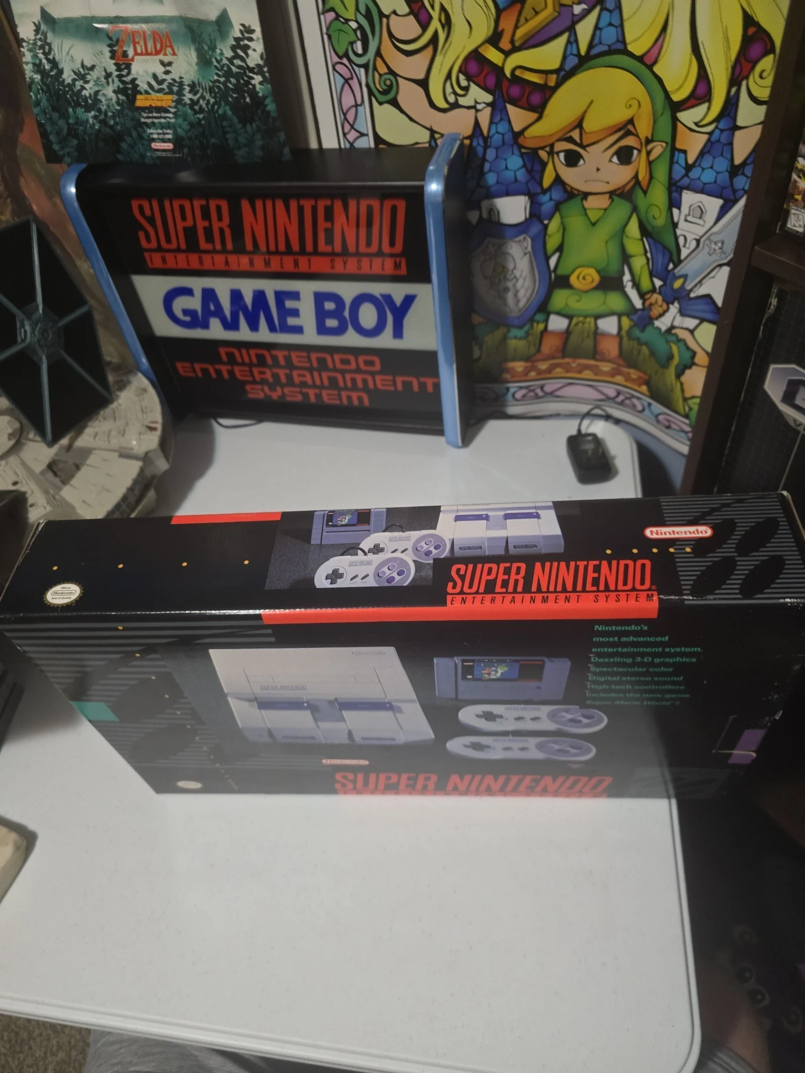 Super Nintendo System Launch Day Edition. 100% complete