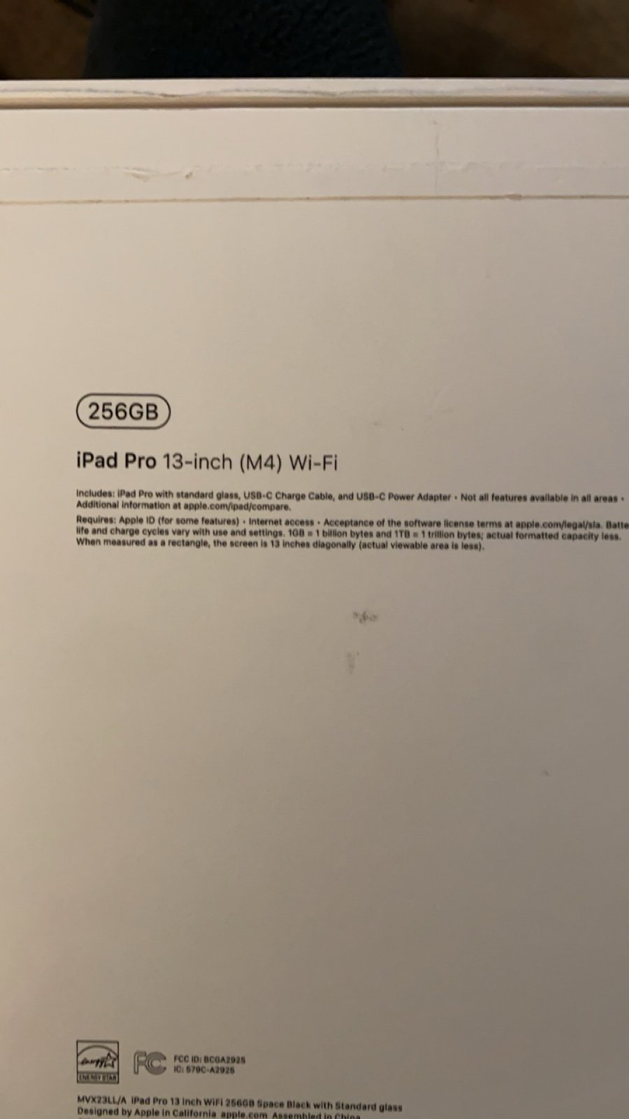 iPad Pro 13 inch M4 (2024) 256GB 9H11