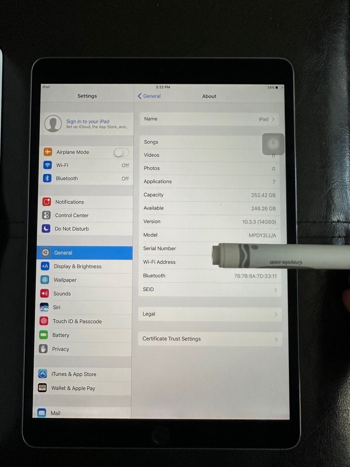 iPad Pro 2S77