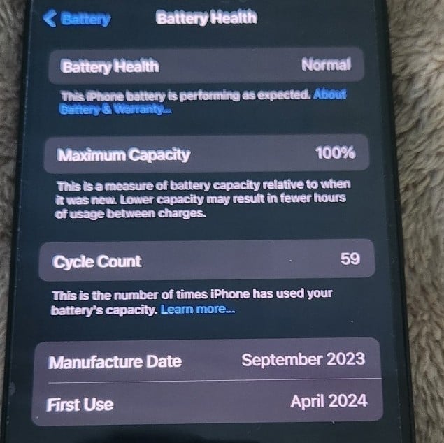 IPhone 15 Pro - 256GB - 100% Battery - Boost Sim Locked 1J55