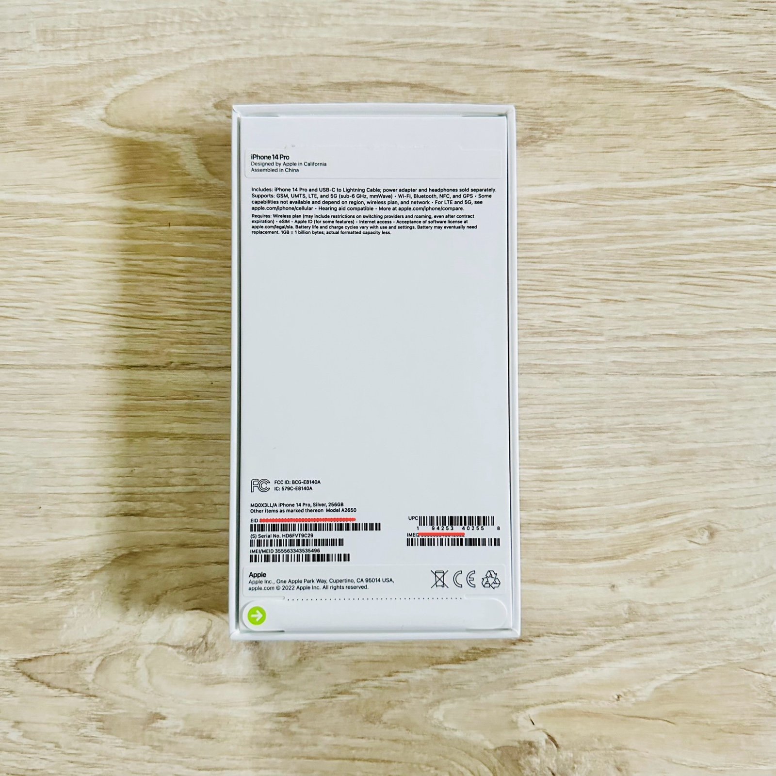 iPhone 14 PRO : 256GB - SILVER / UNLOCKED / APPLE WARRANTY - Like New Condition 7V39