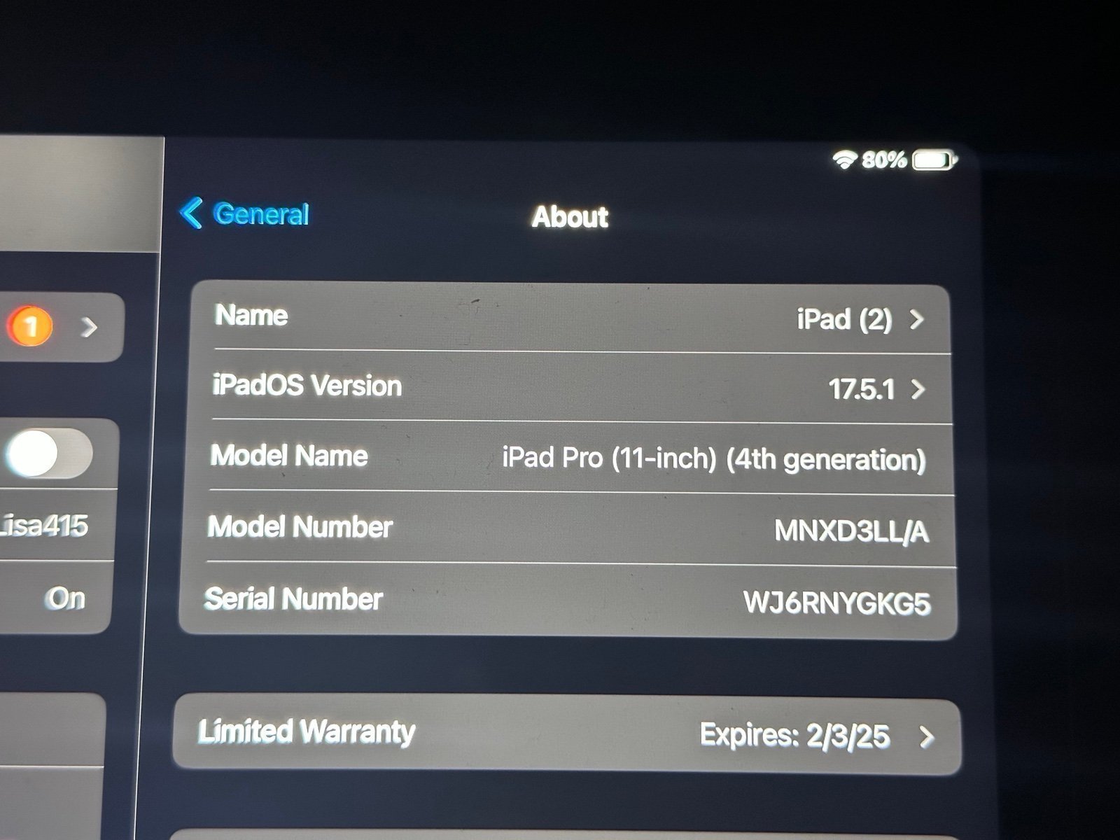 ipad pro 11-inch 4th Gen (2023) 3R37