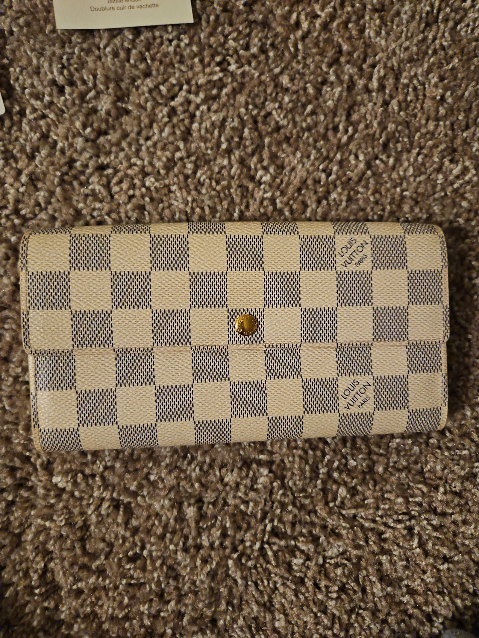 Louis Vuitton Damien Azure Sarah Wallet