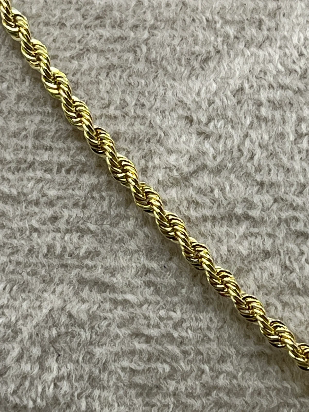 Brand new 10k DC Rope chain with pendant