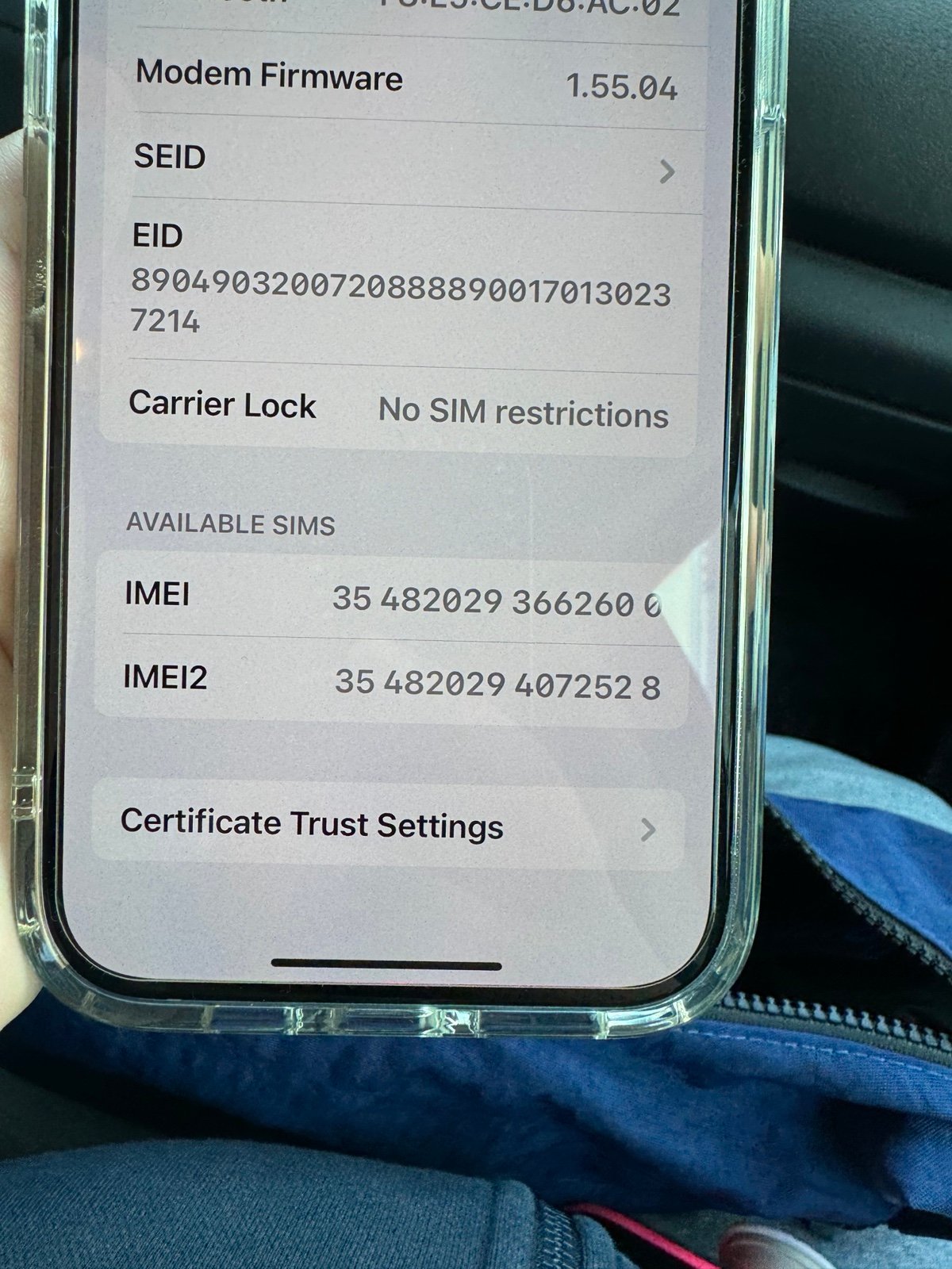 iPhone 15 plus- 256GB 8E25