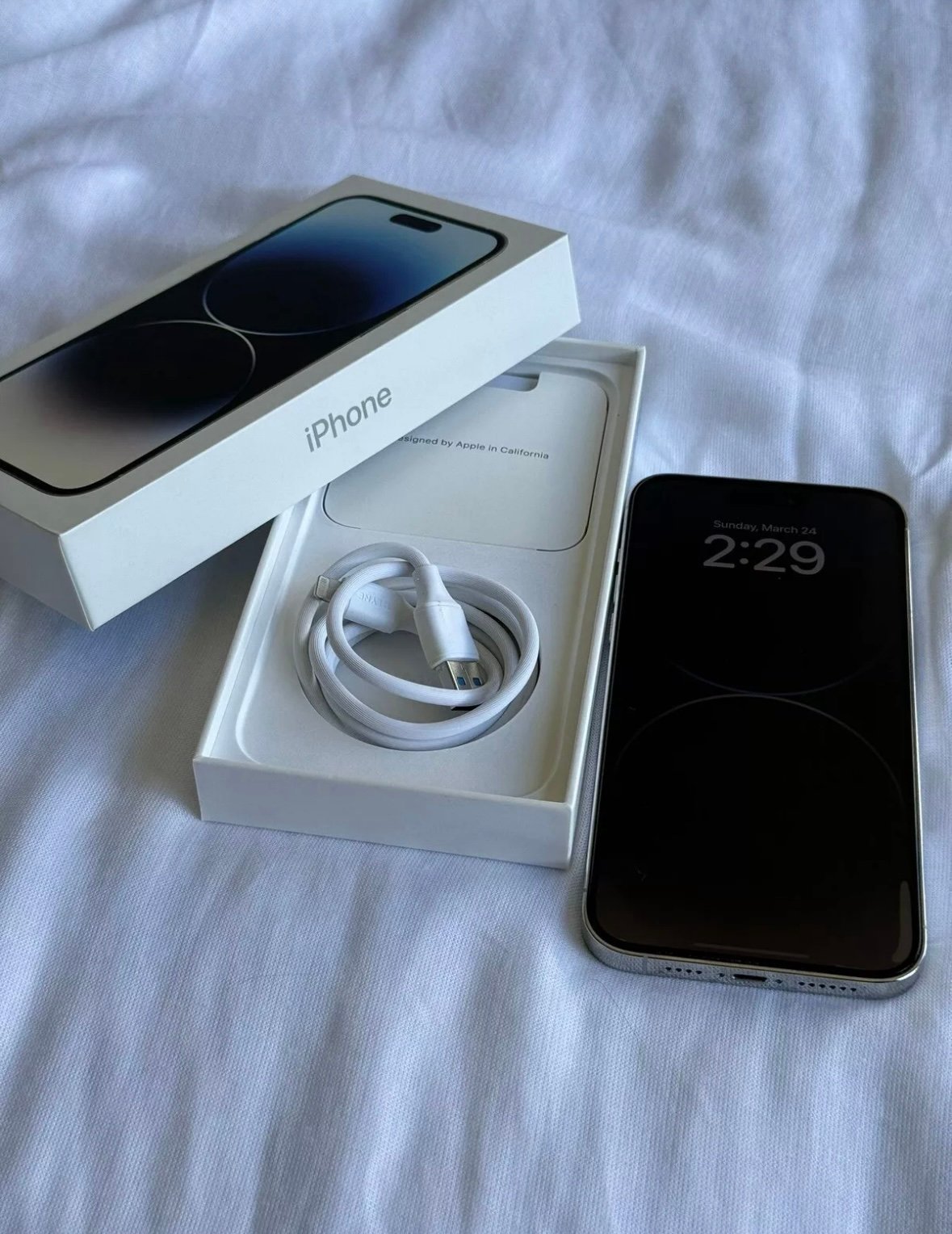 iPhone 14 Pro Max 128 GB in Silver for Unlocked 6B69