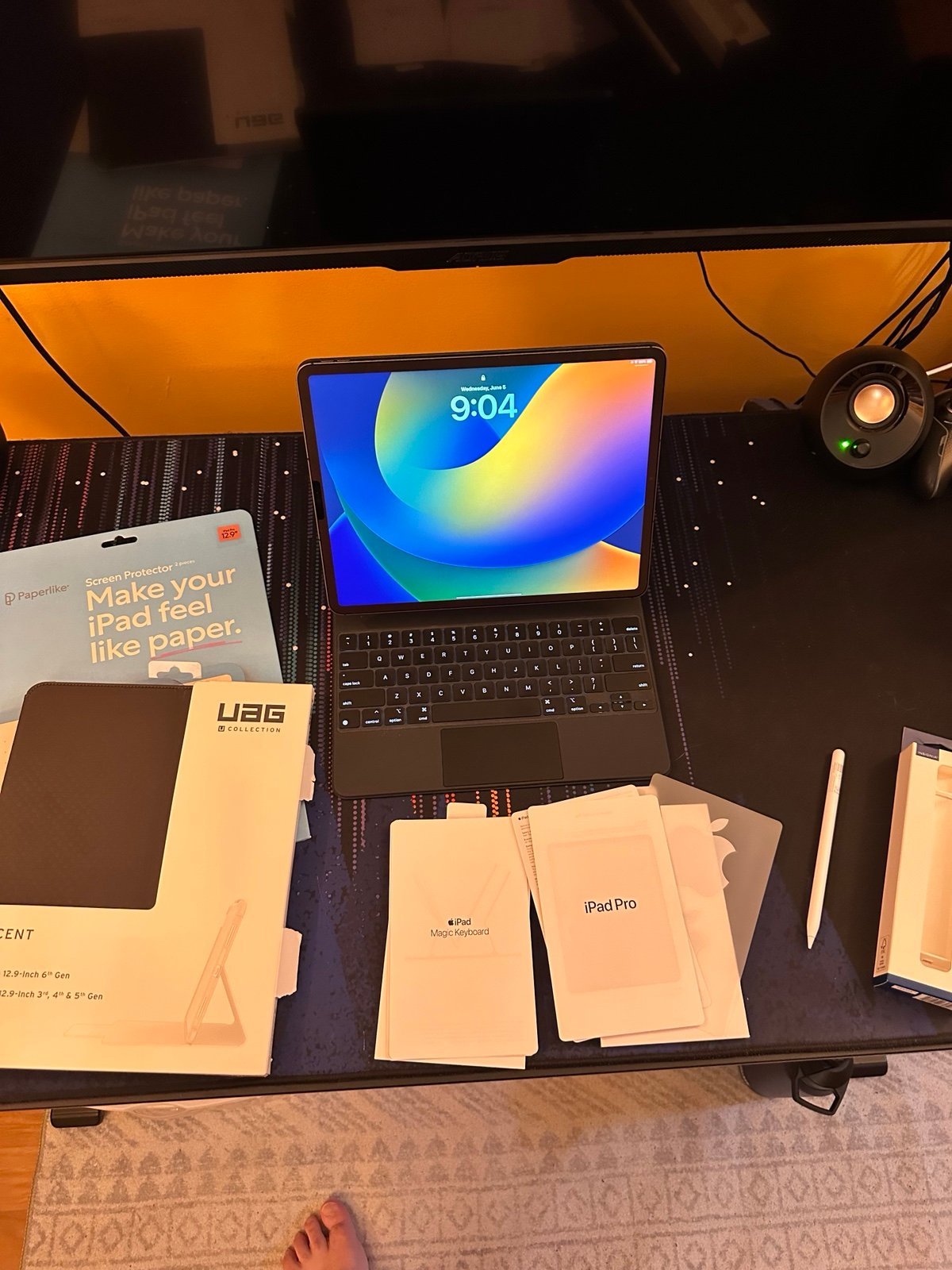 Apple iPad Pro 12.9” 5 Generation M1 16gb 2TB Cellular Version Space Gray D Bran 1G57