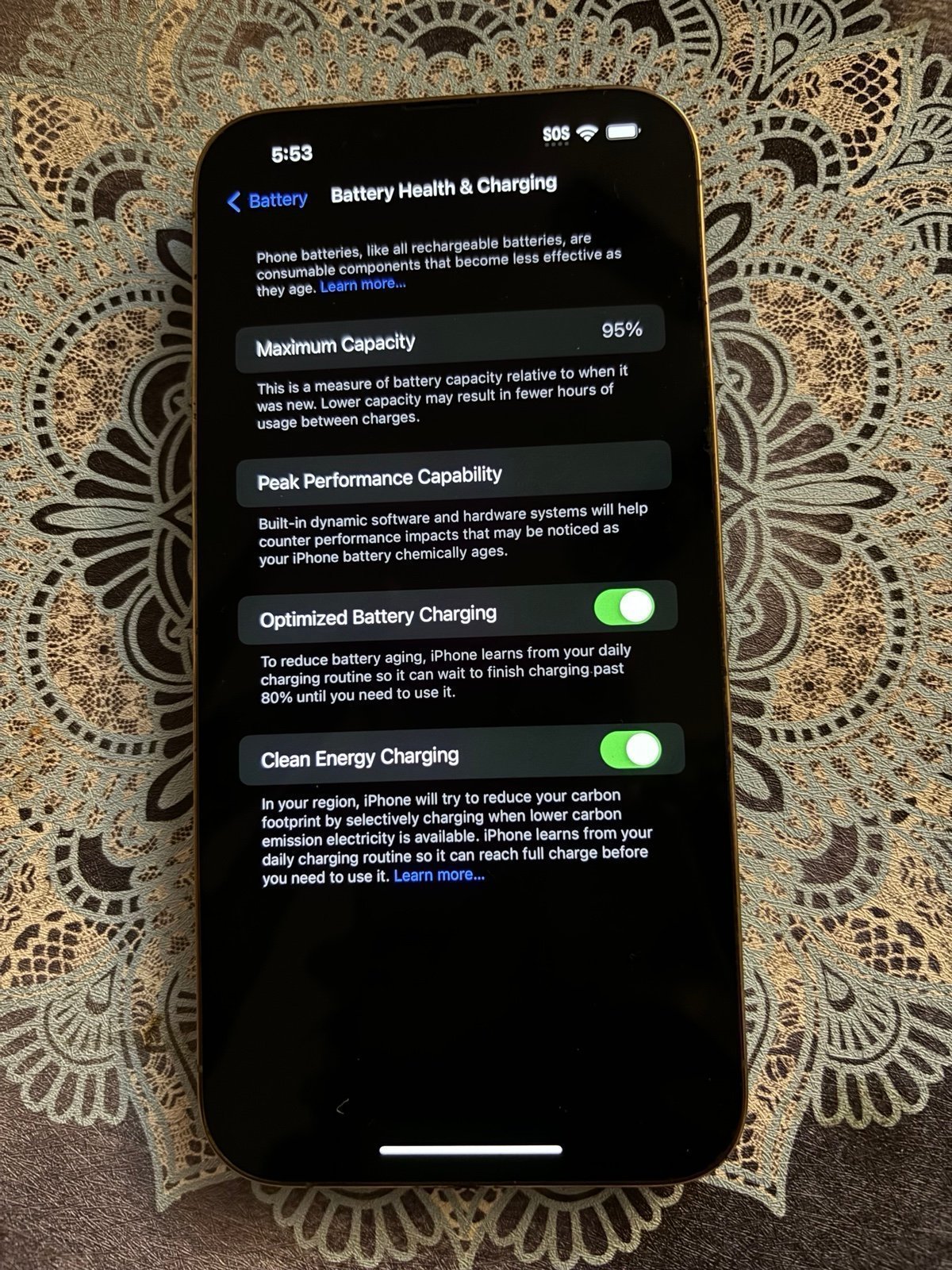 UNLOCKED GOLD IPHONE 13 PRO MAX 1K87