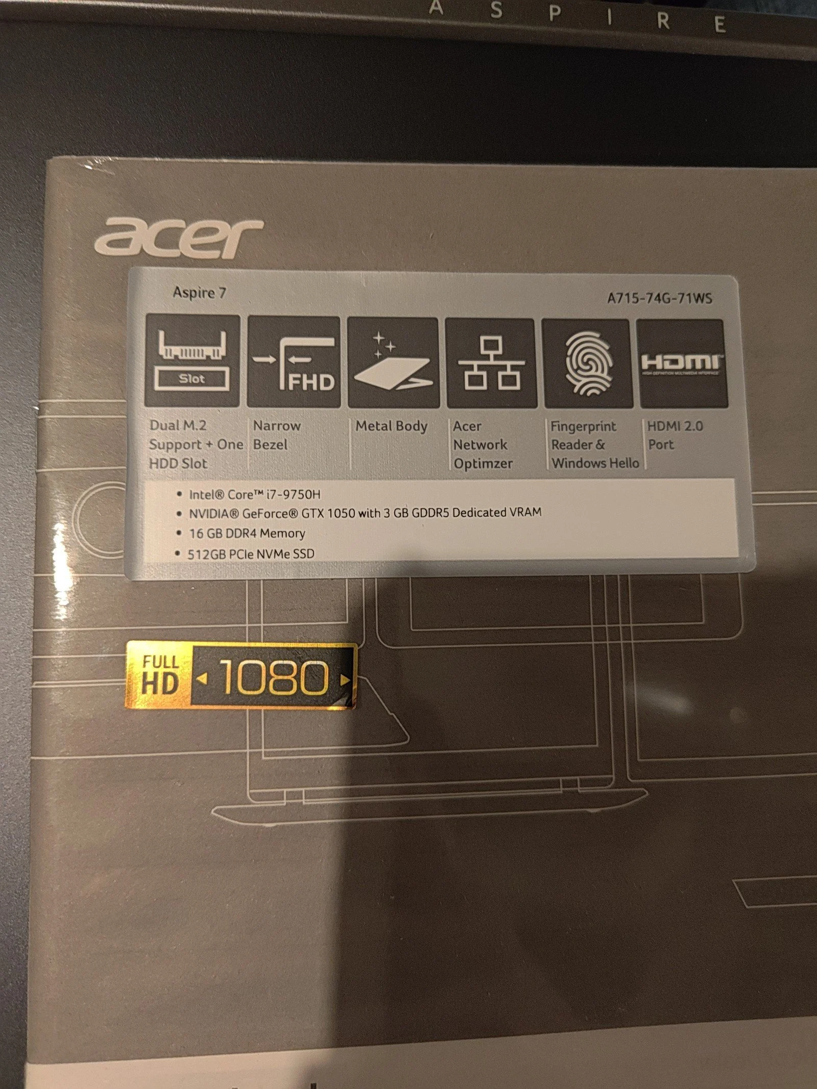 Acer Aspire 7 Laptop