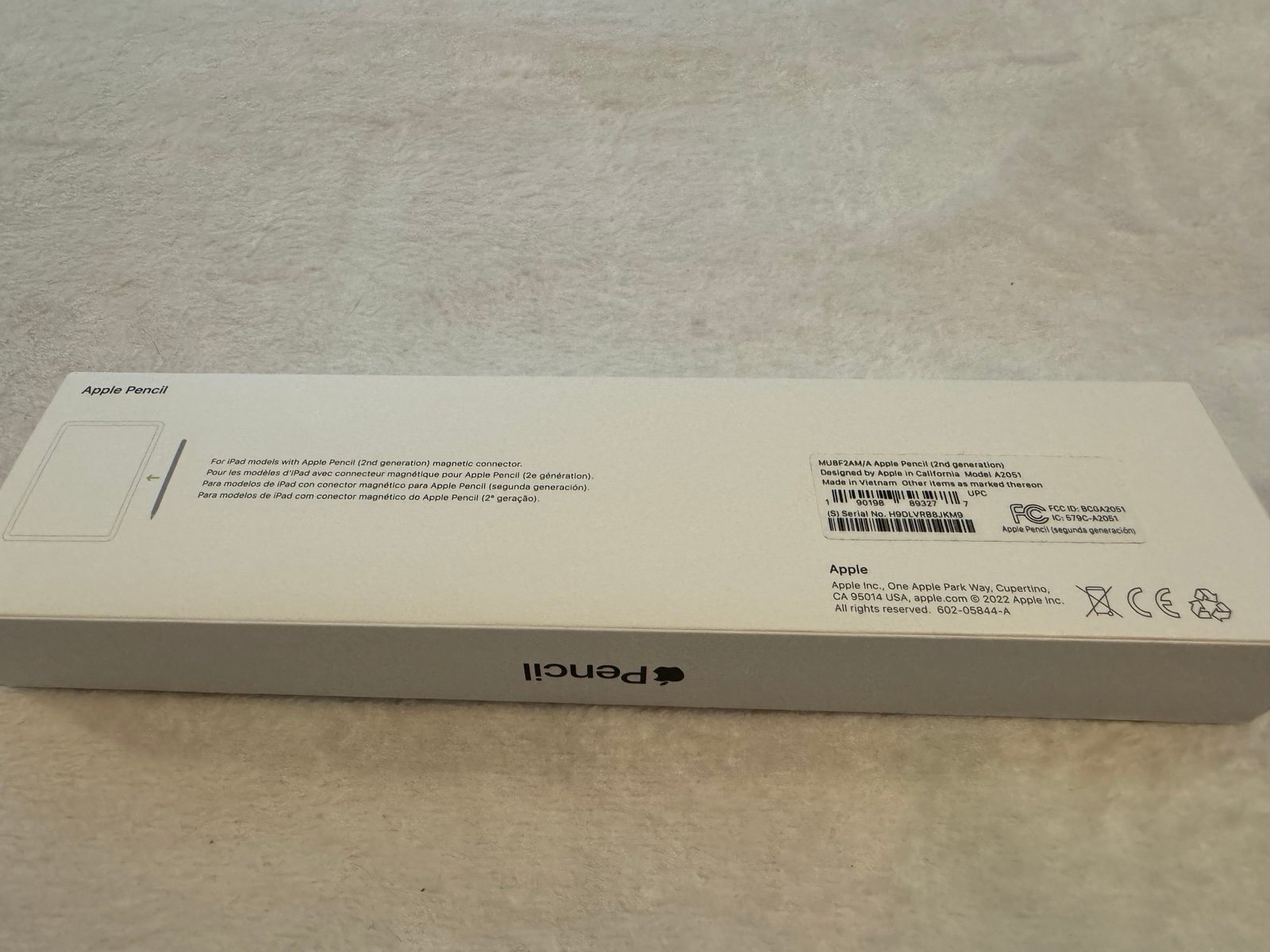 Apple iPad Pro 6th Gen Wi-Fi + Cellular 256 GB Silver w/ Apple Pencil 2S29