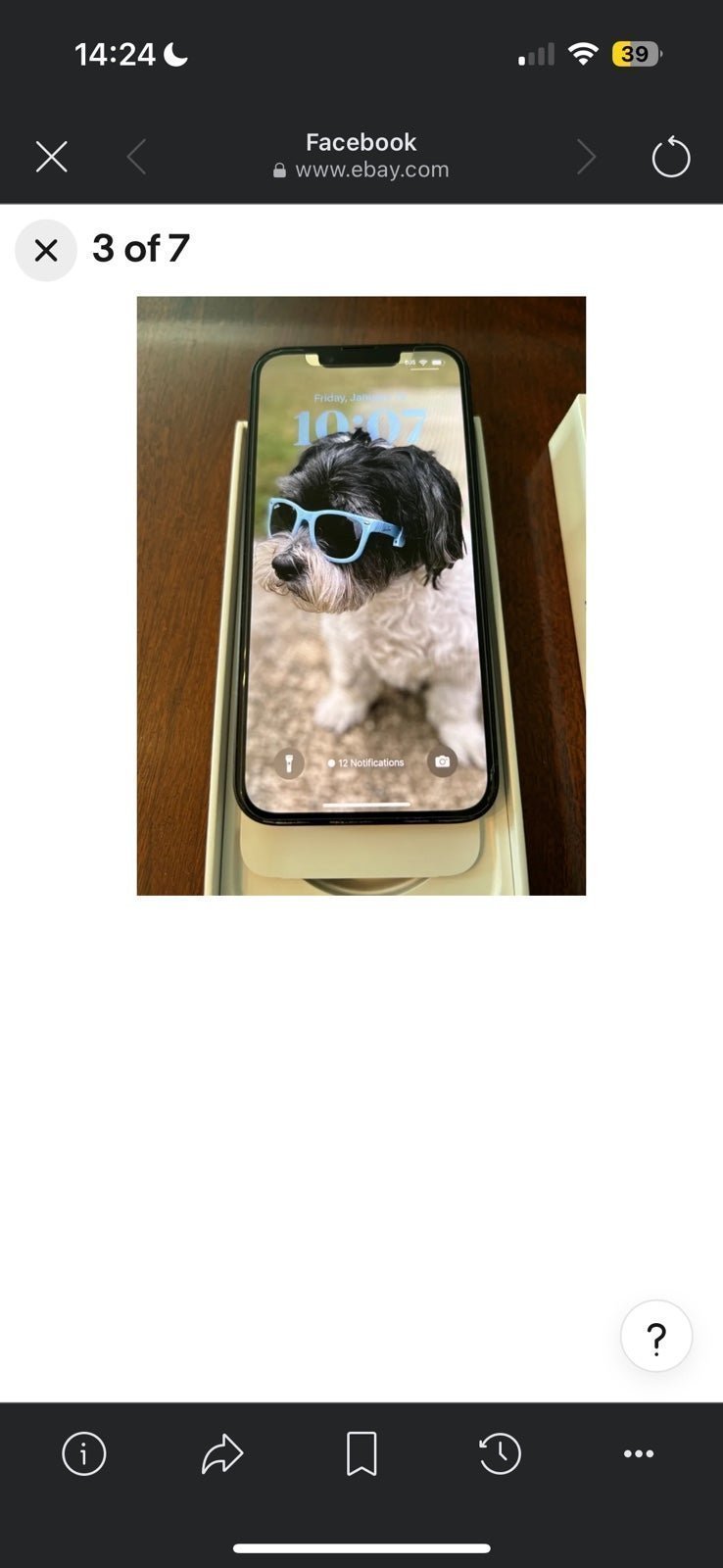 Apple iPhone 14 256 GB in Midnight 9B29