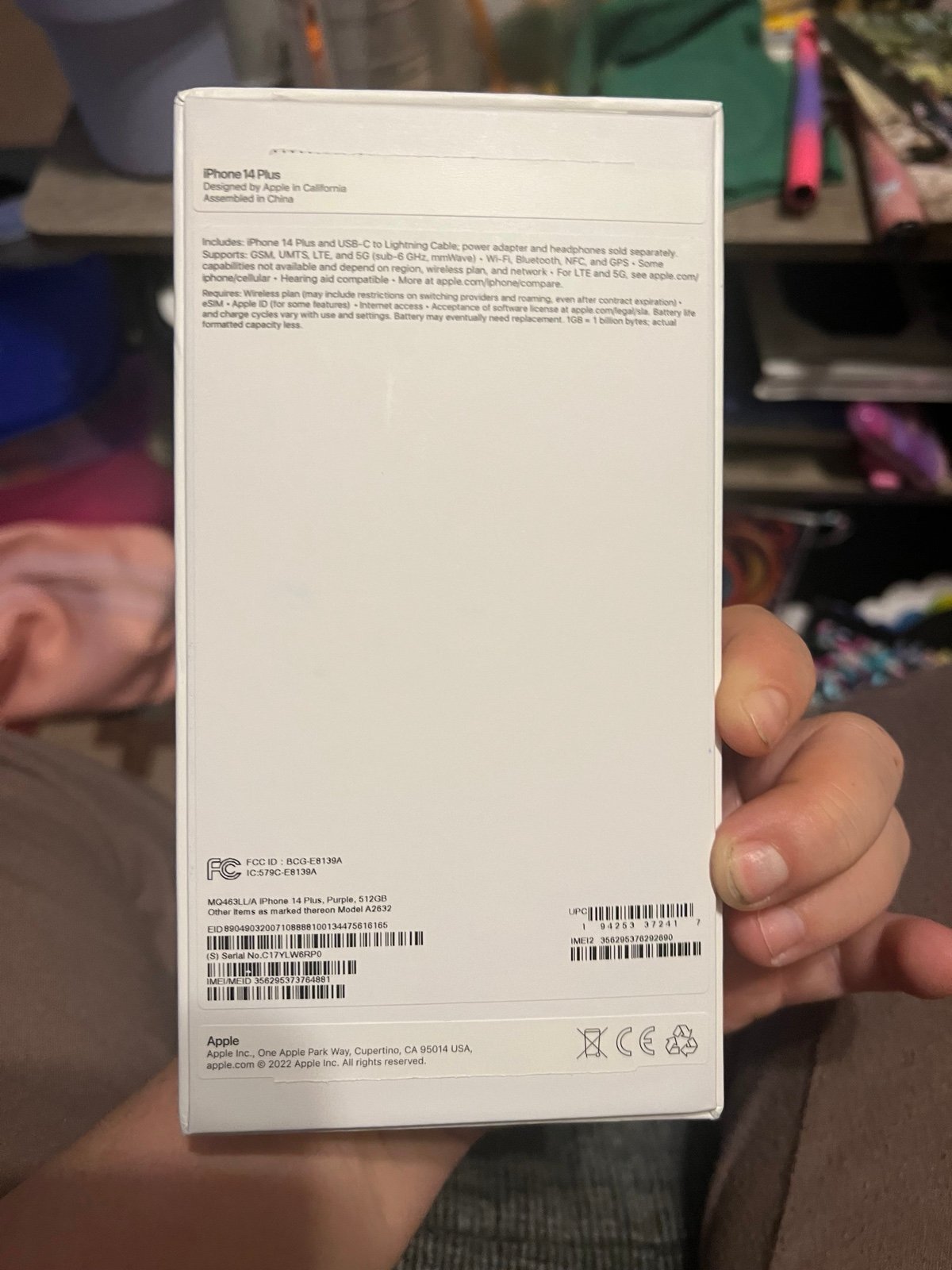 iphone 14 plus unlocked new 512gb 3P53