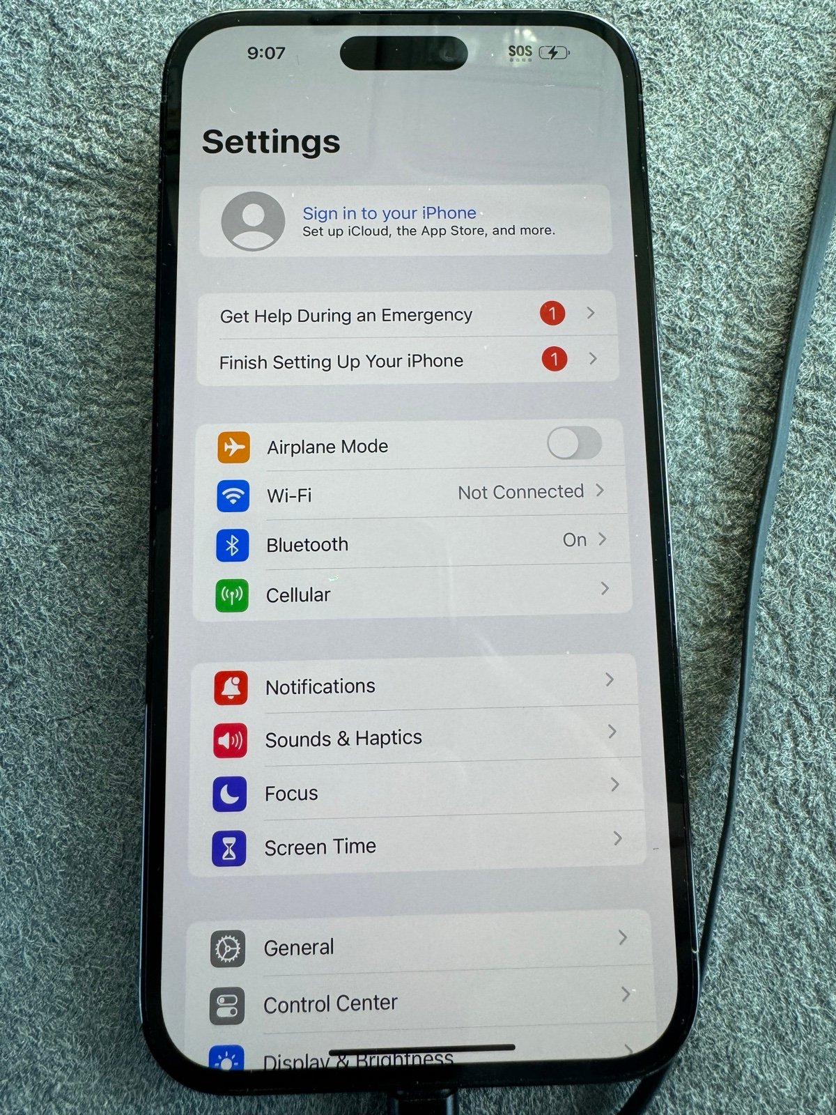 Apple iPhone 14 Pro Max 128 Unlocked for any carrier 8R92