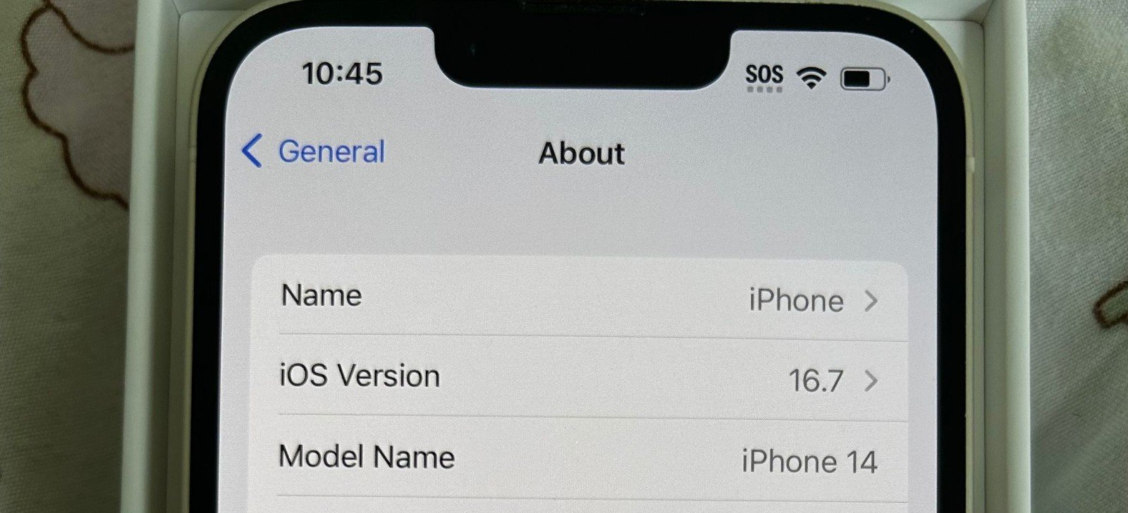 Apple iPhone 14 128 GB in Starlight Unlocked 5R21