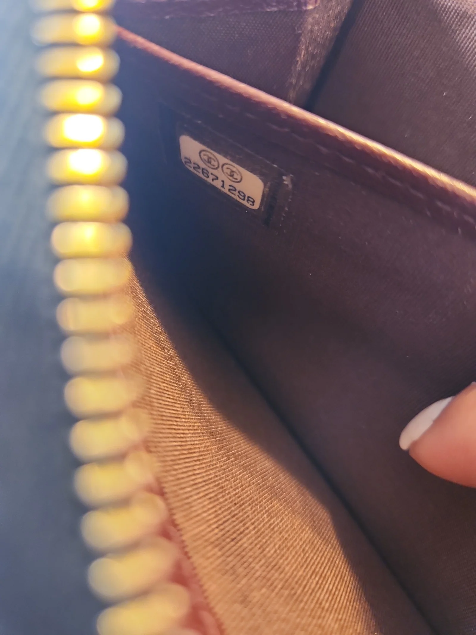 ChanelMademoiselle Vintage Zip Around Wallet Quilted