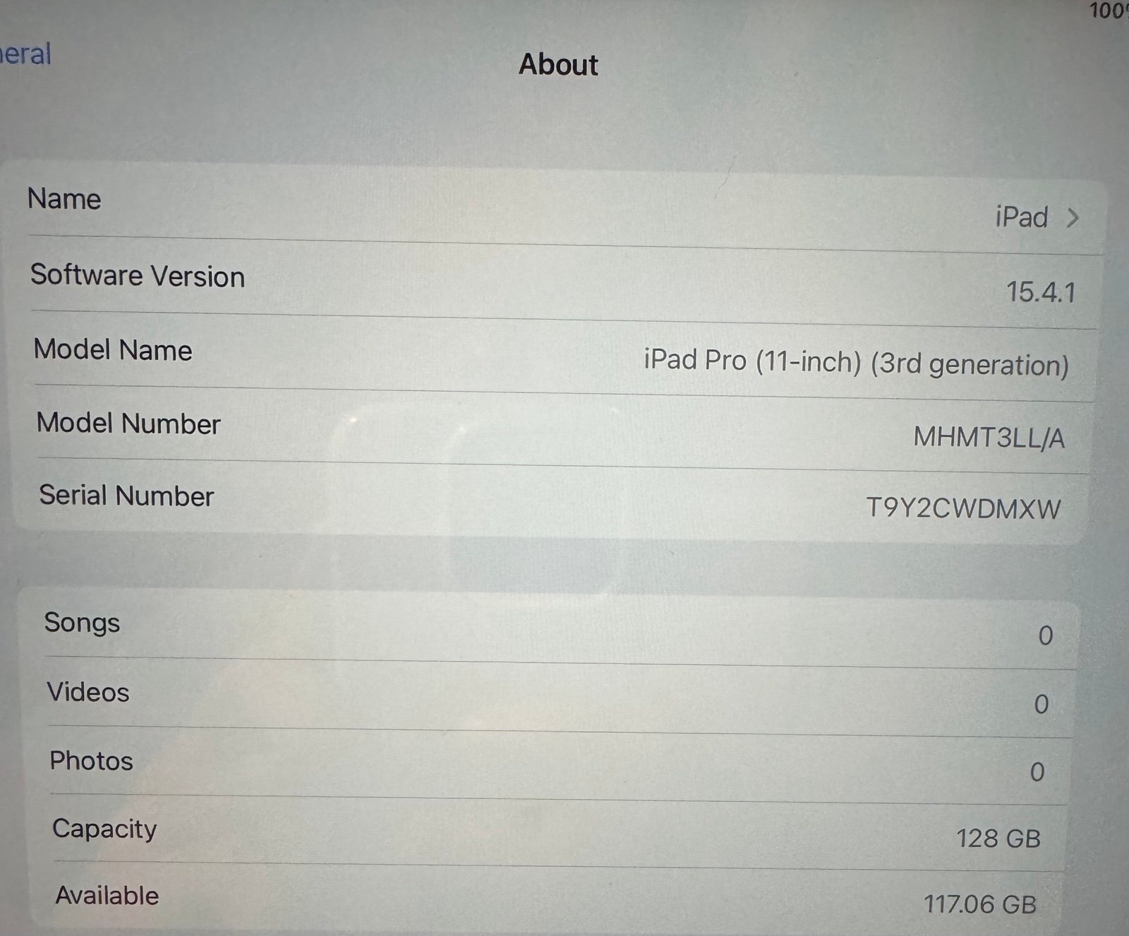 iPad Pro 3rd generation 3L55