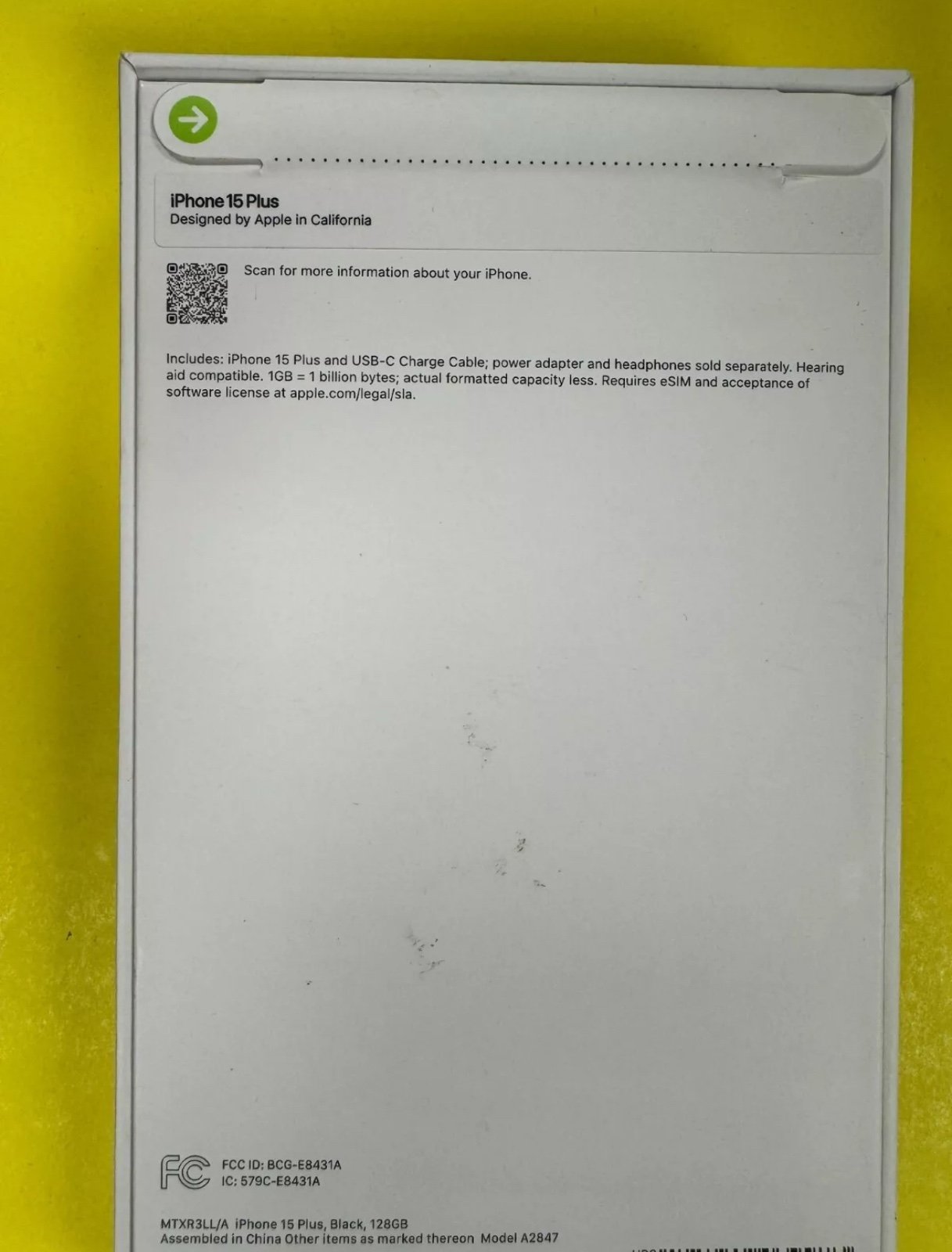 iphone 15 plus Brand new sealed 3Q13