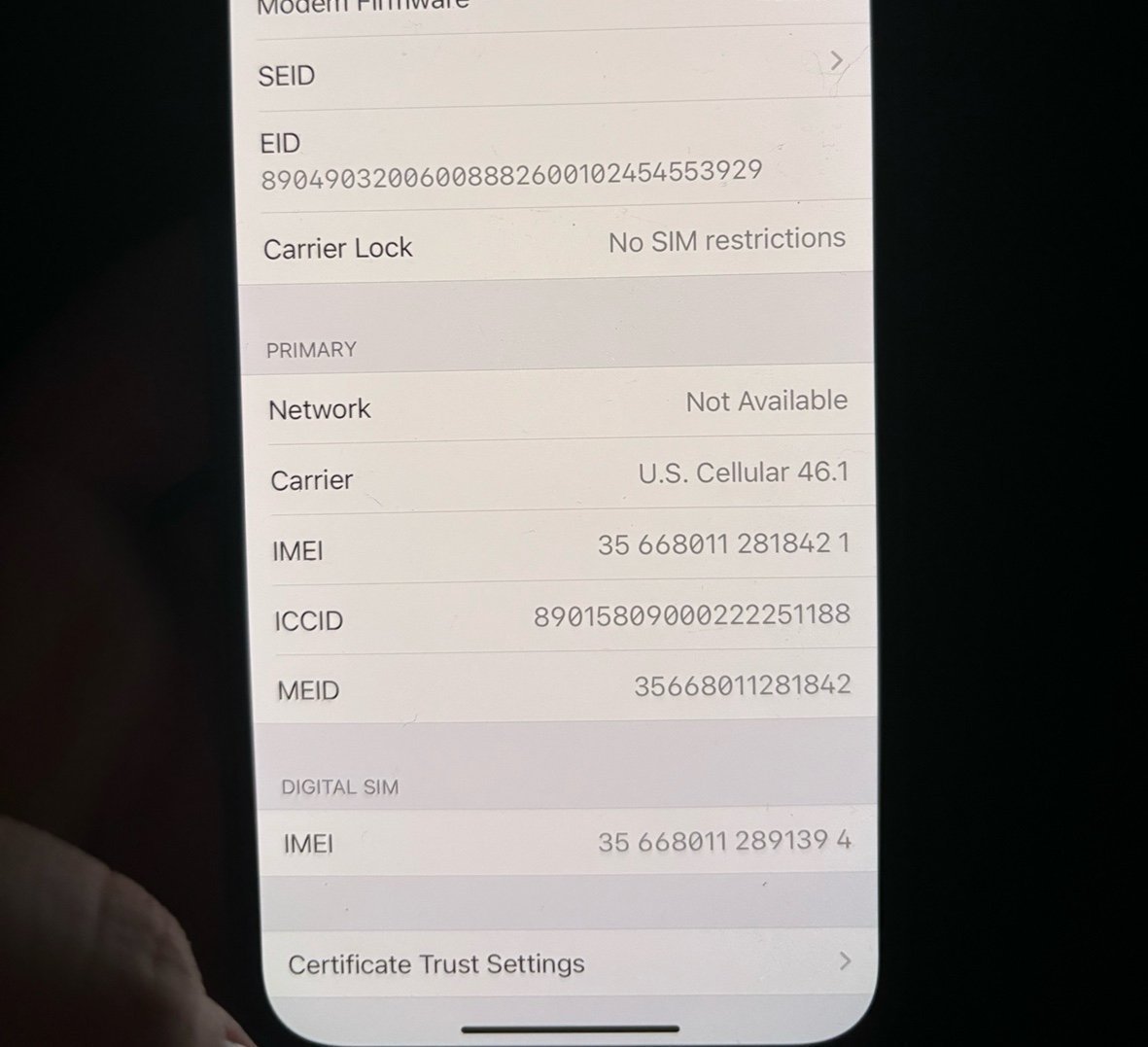 Apple iPhone 12 Pro 128 GB in Graphite UNLOCKED 8T82