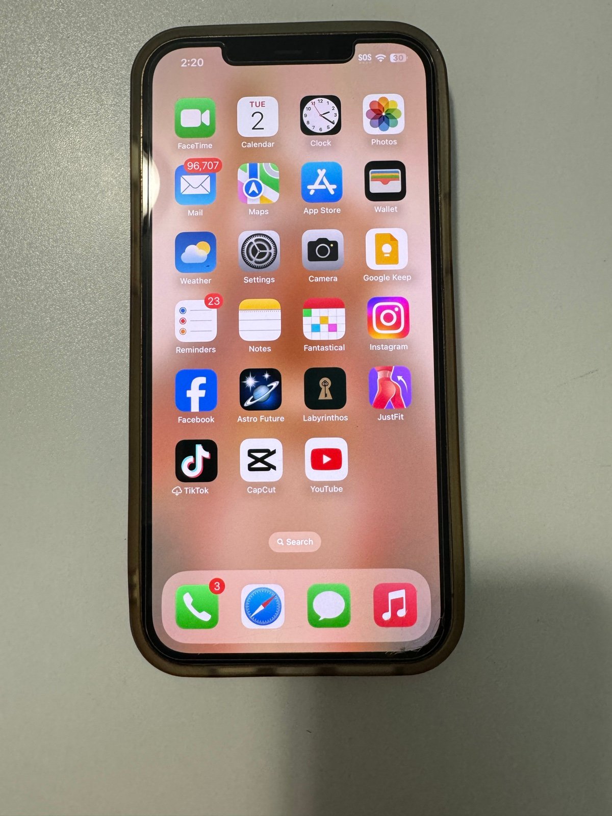 Apple Iphone Pro Max 12 Phone Unlocked - Gold 128 GB 6E65