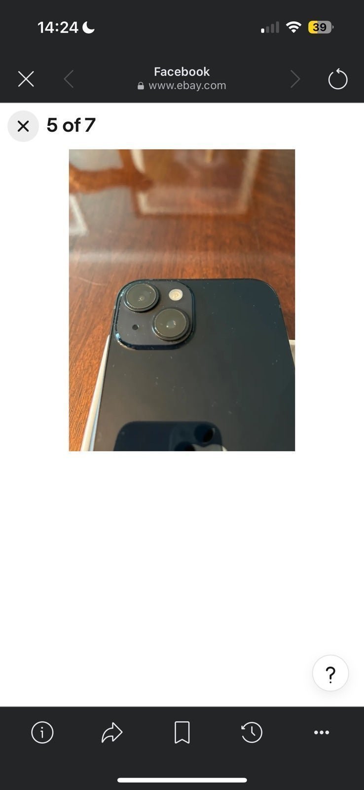 Apple iPhone 14 256 GB in Midnight 9B29