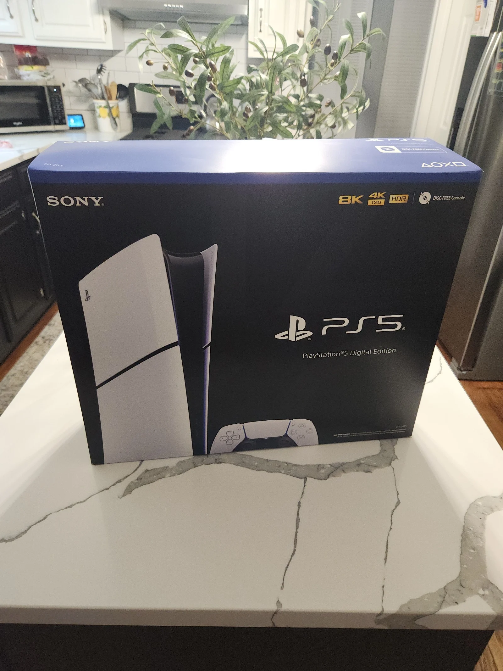 Sony PlayStation 5 Console Digital Version in White 3J76