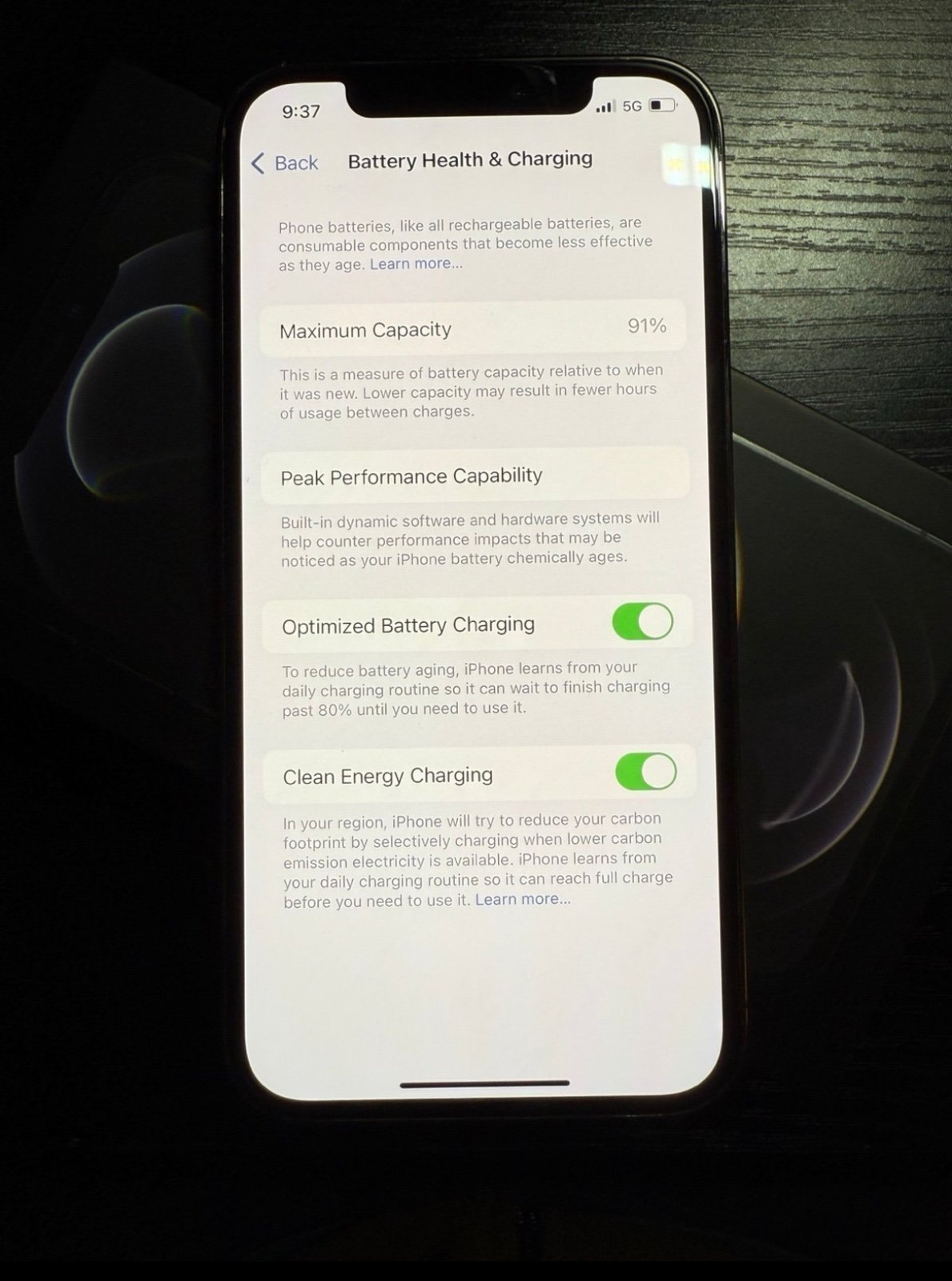 iPhone 12 Pro 256 GB (Unlocked) in Graphite 2X57