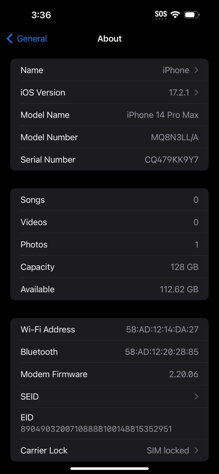 iPhone 14 Pro Max 9B25