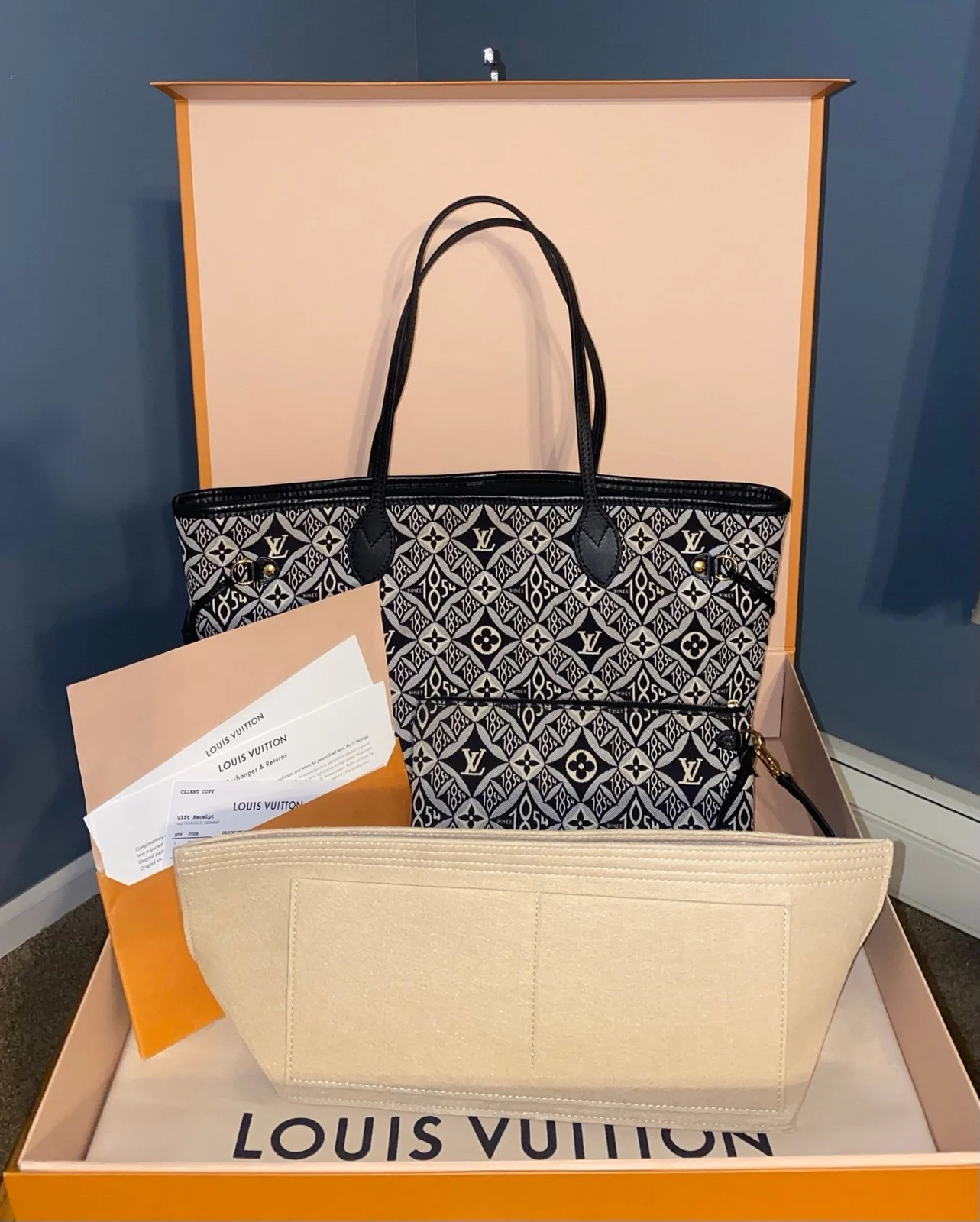 Louis Vuitton Limited Edition 1854 Neverfull Set w Gift Receipt!Reserved!!