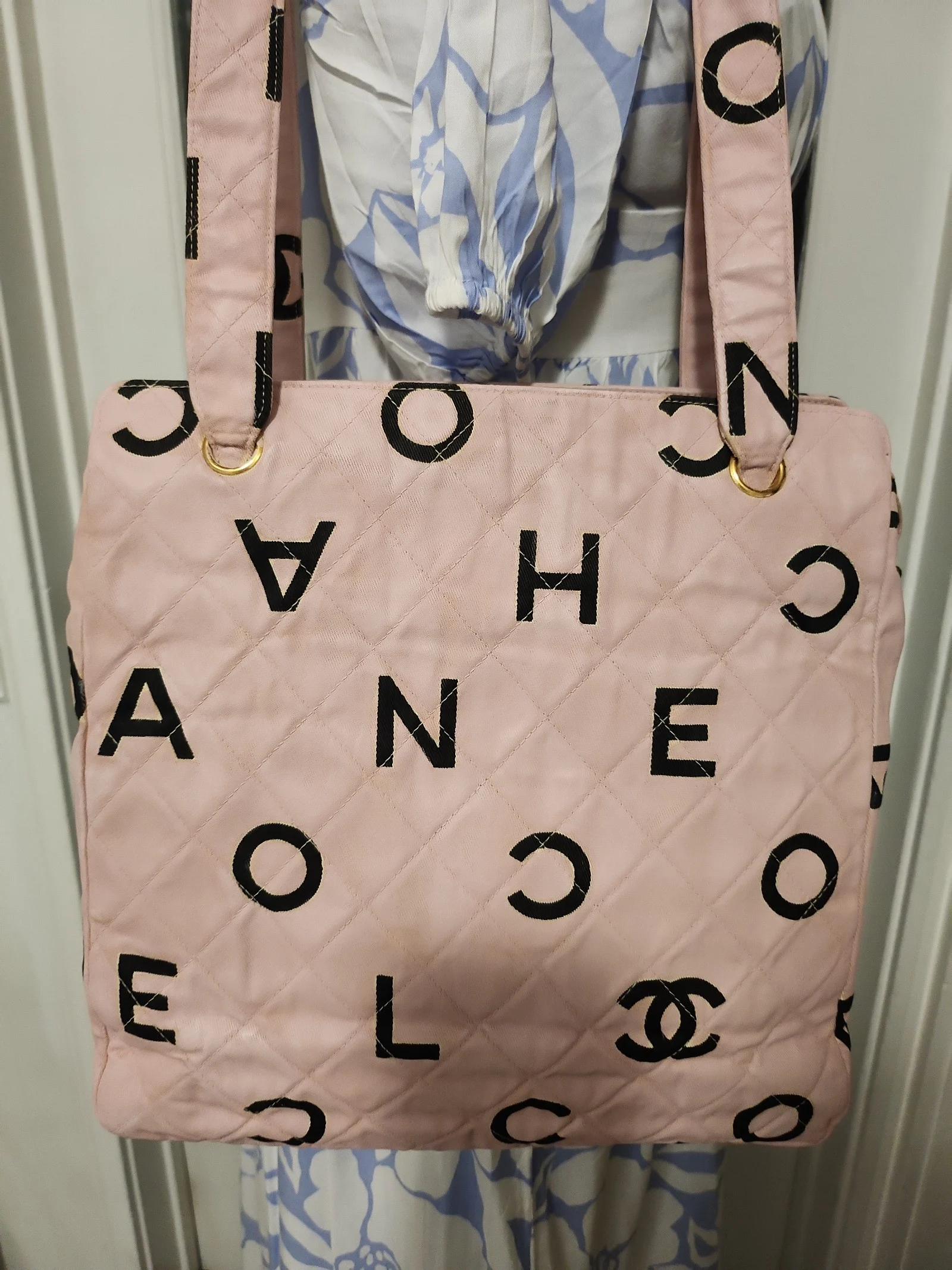Chanel tote bag canvas