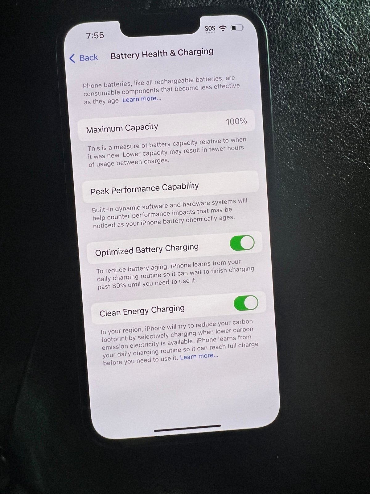 Apple iPhone 13 128 GB in Blue 7E55