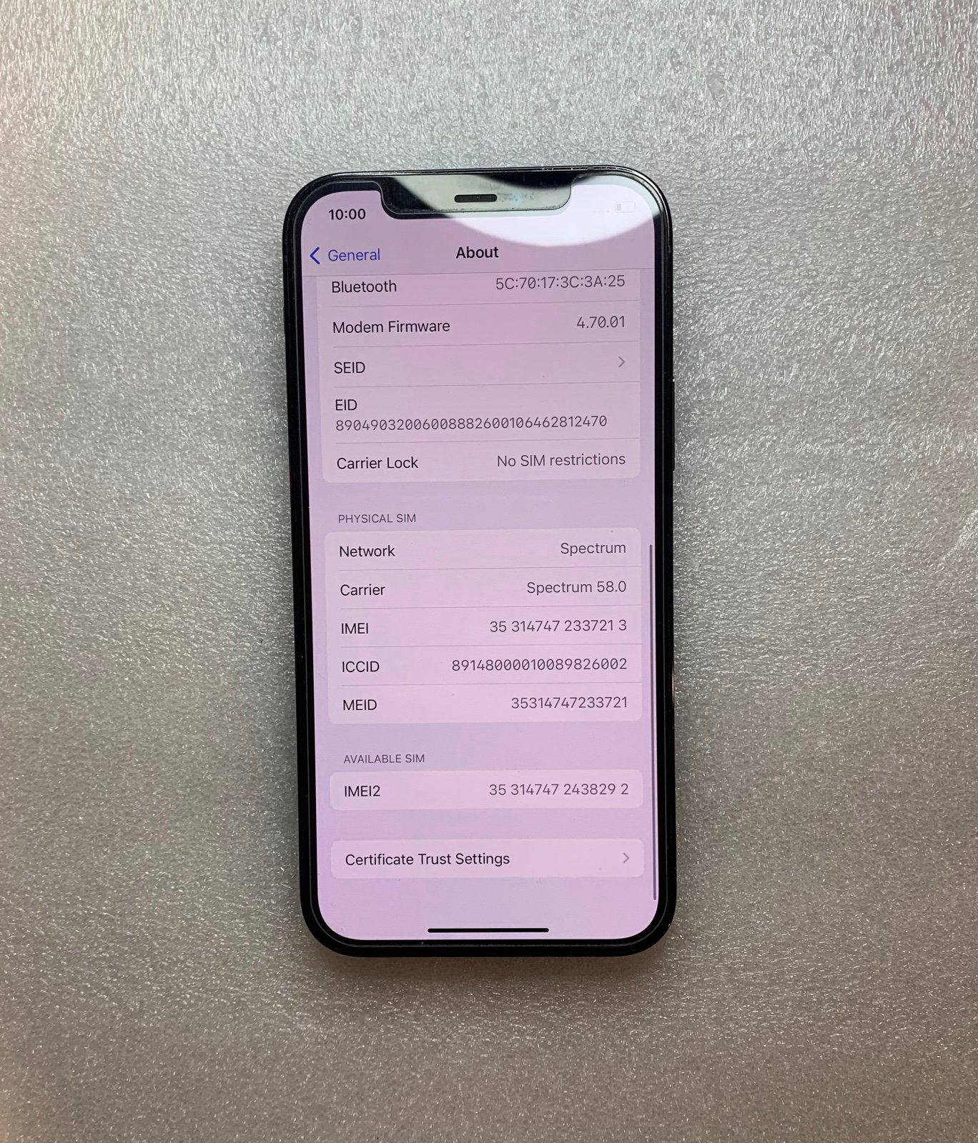 Apple iPhone 12 Pro 256GB Unlocked Pacific Blue 2S68