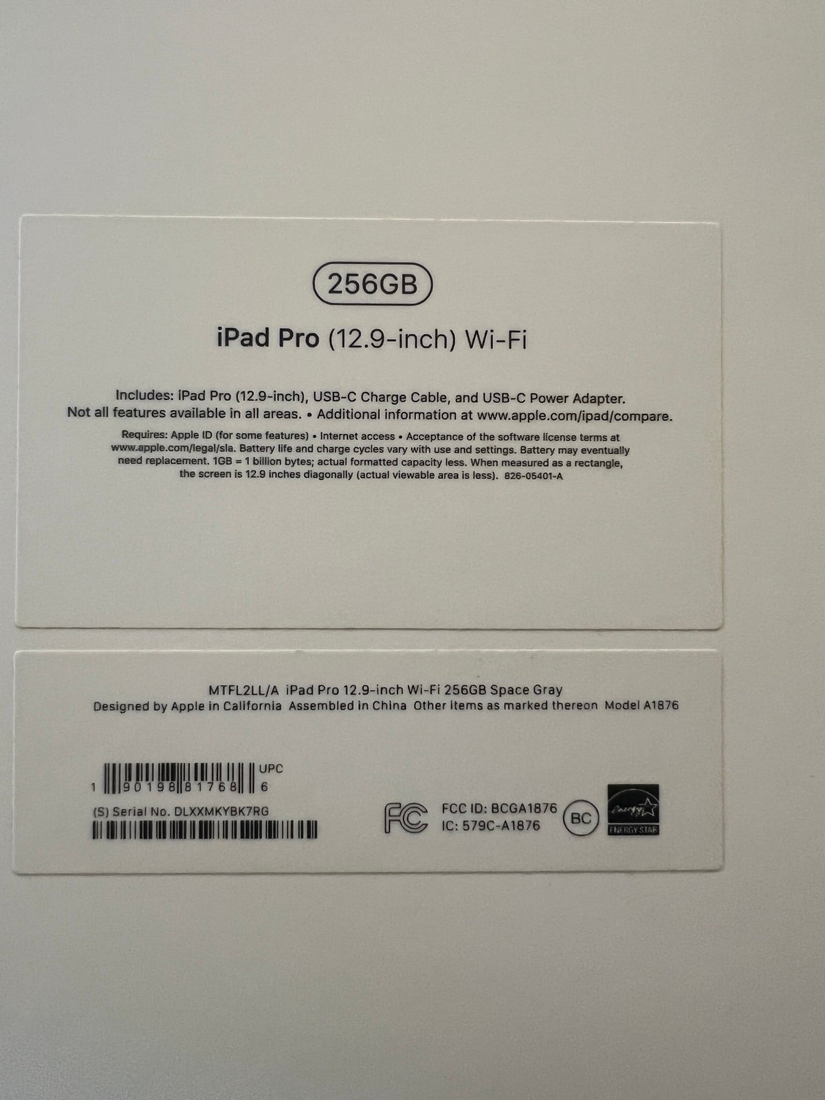 Apple iPad Pro 3rd Generation 256 GB and Apple Pencil 2 9W77