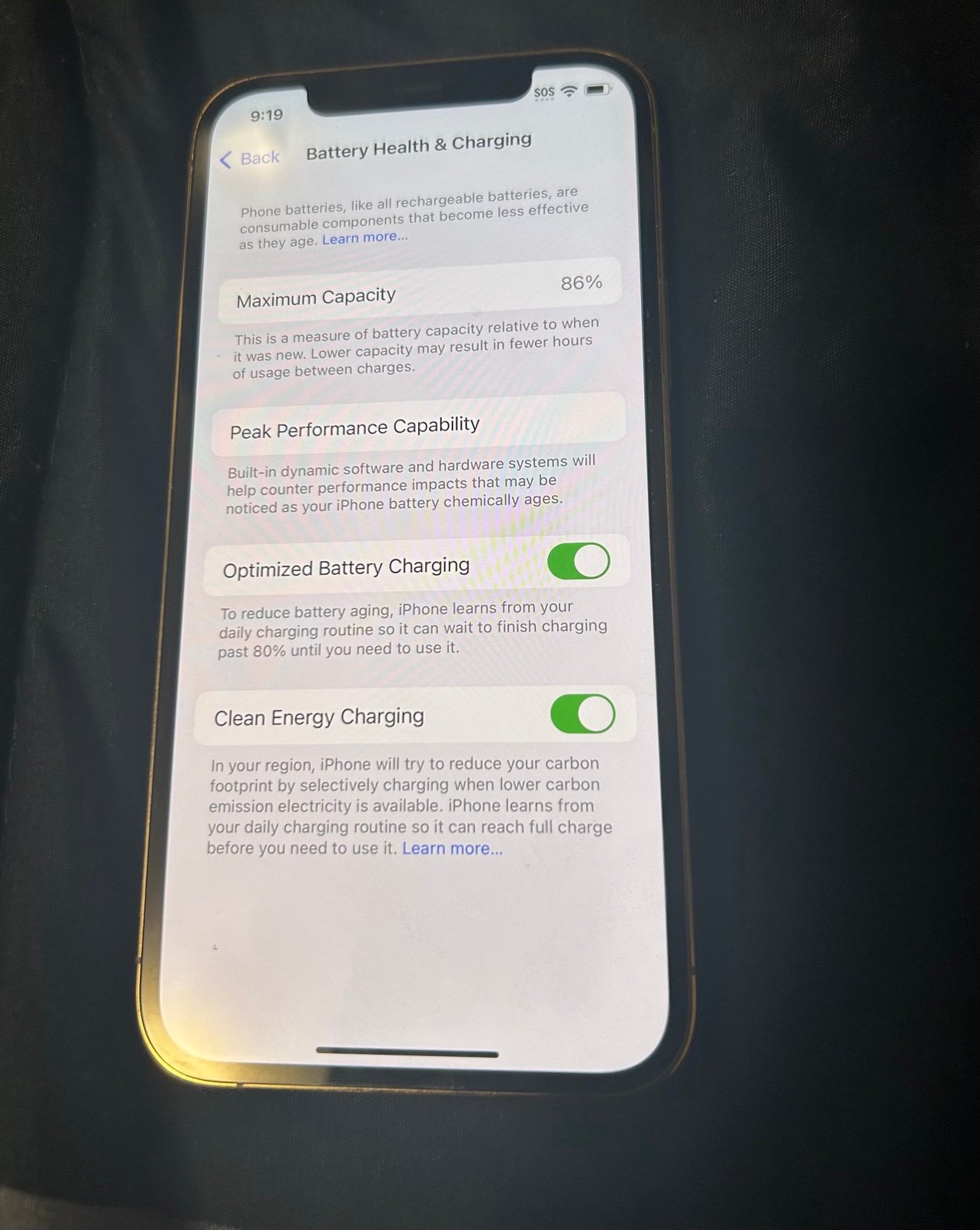 Apple iPhone 12 Pro 128 GB in Gold for T-Mobile 8O57