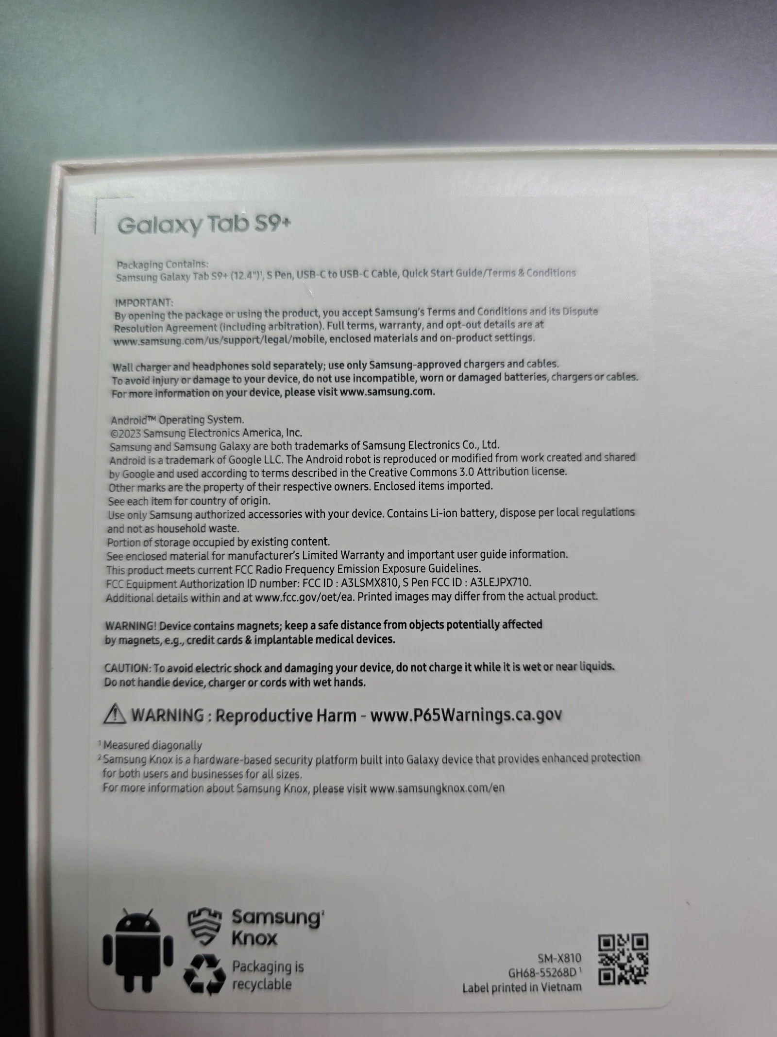 Samsung galaxy tab s9 plus 512gb