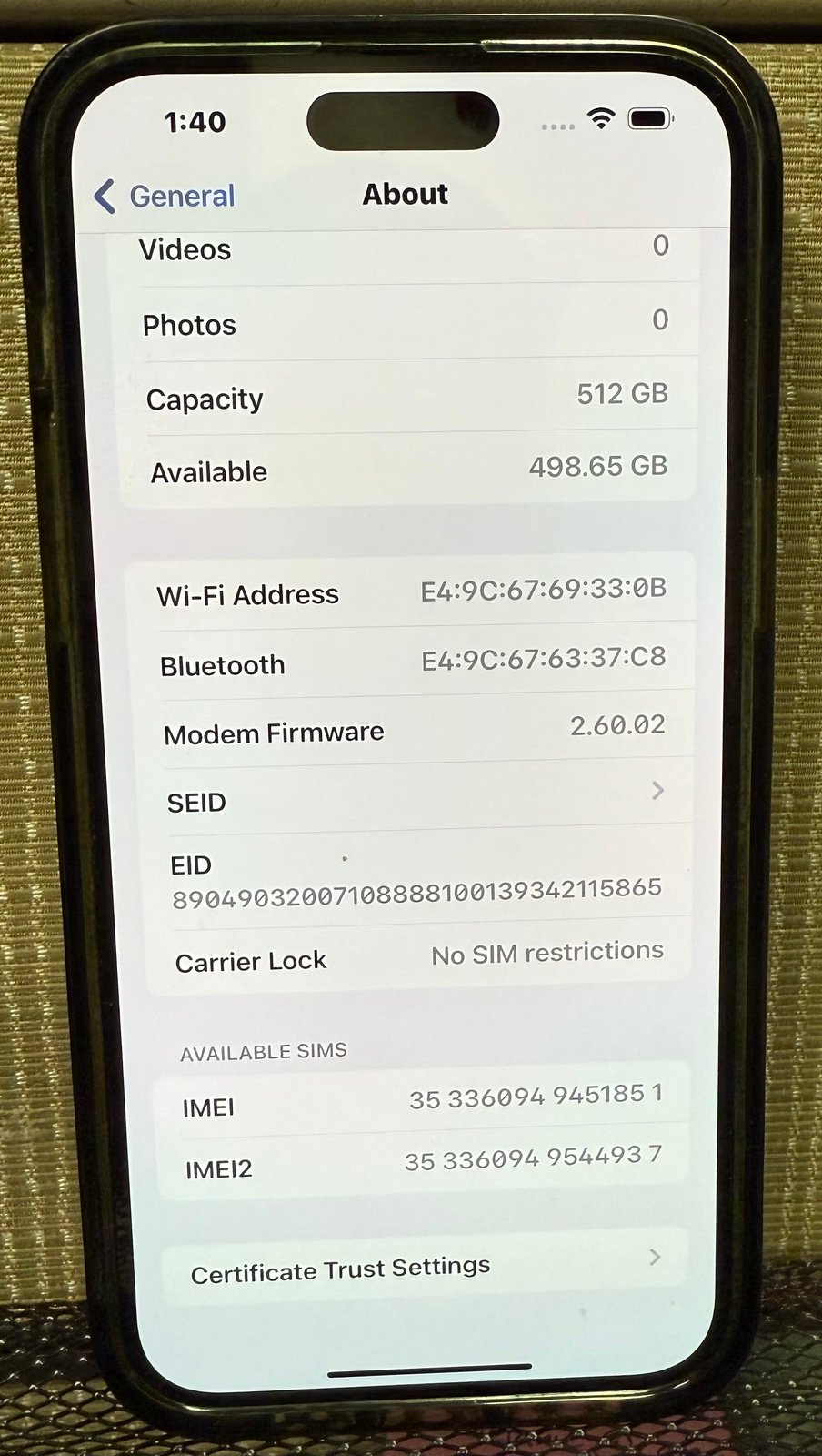 iPhone 14 Pro Max 512 GB 9Y67