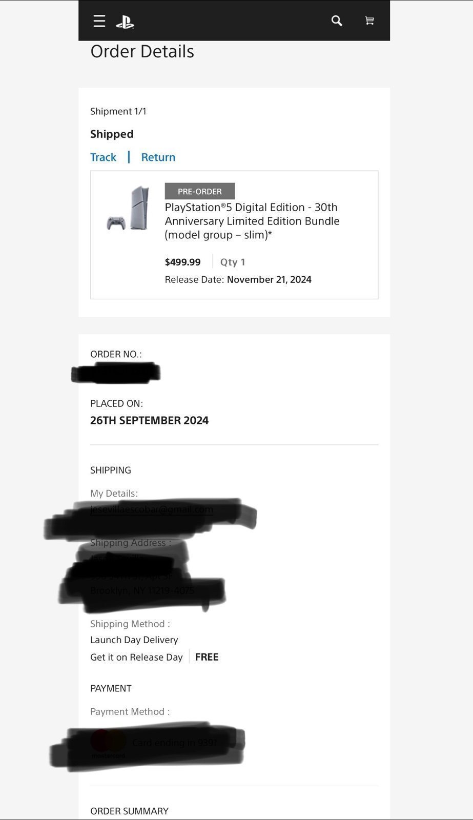 PlayStation 5 Digital Edition - 30th Anniversary with extra controller  IN HAND 3Q58